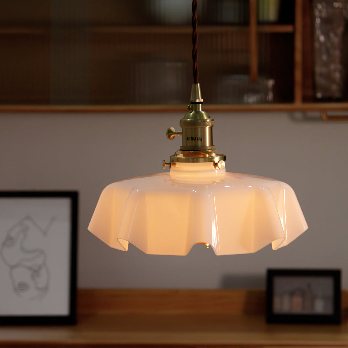 Liorivora hanglamp French Flower voor eetkamer
