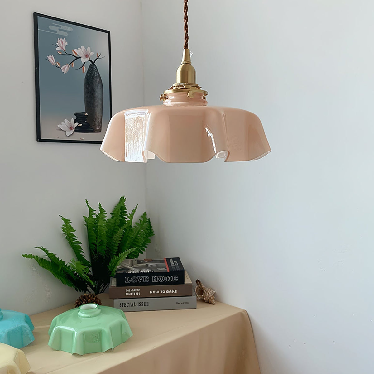 Liorivora hanglamp French Flower voor eetkamer