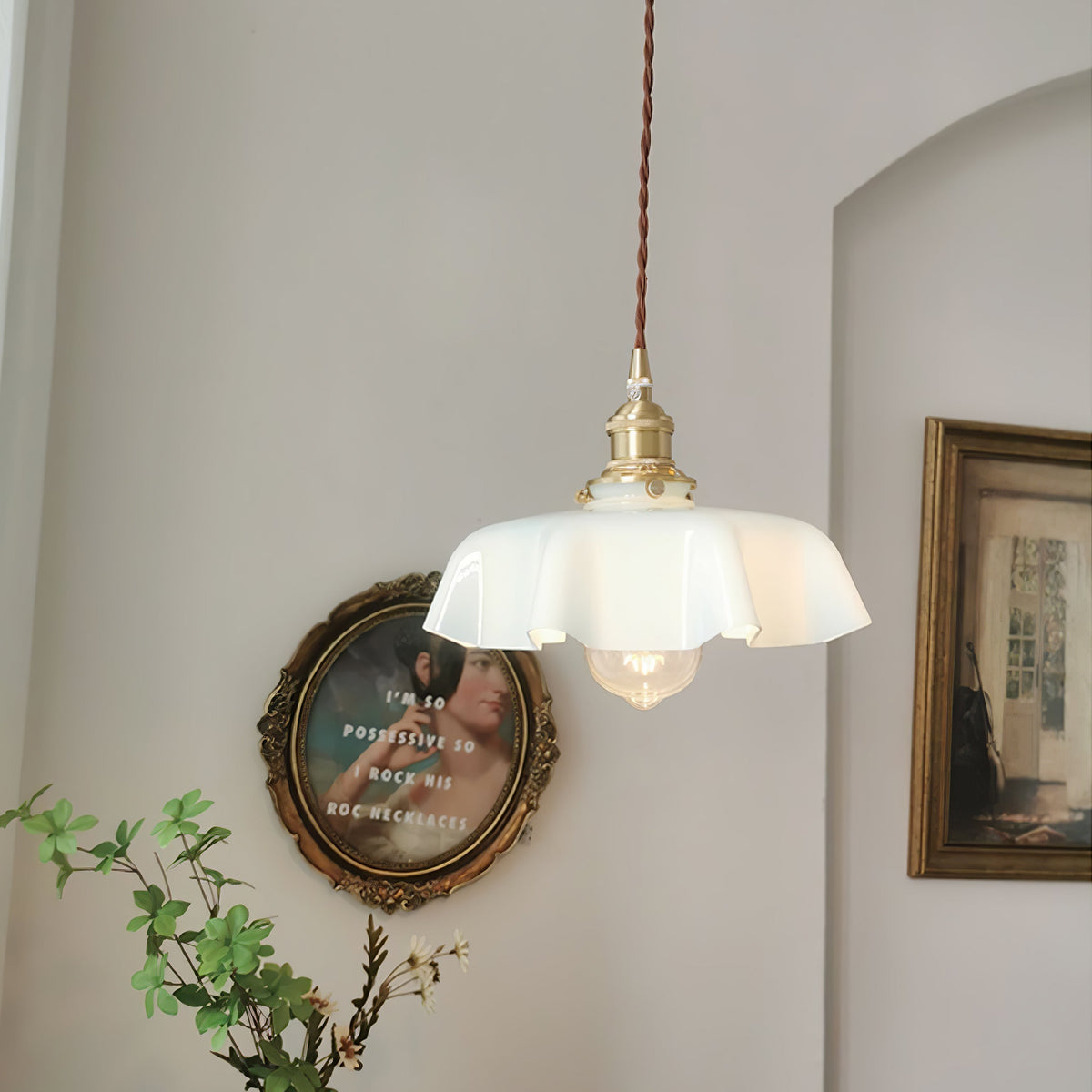 Liorivora hanglamp French Flower voor eetkamer