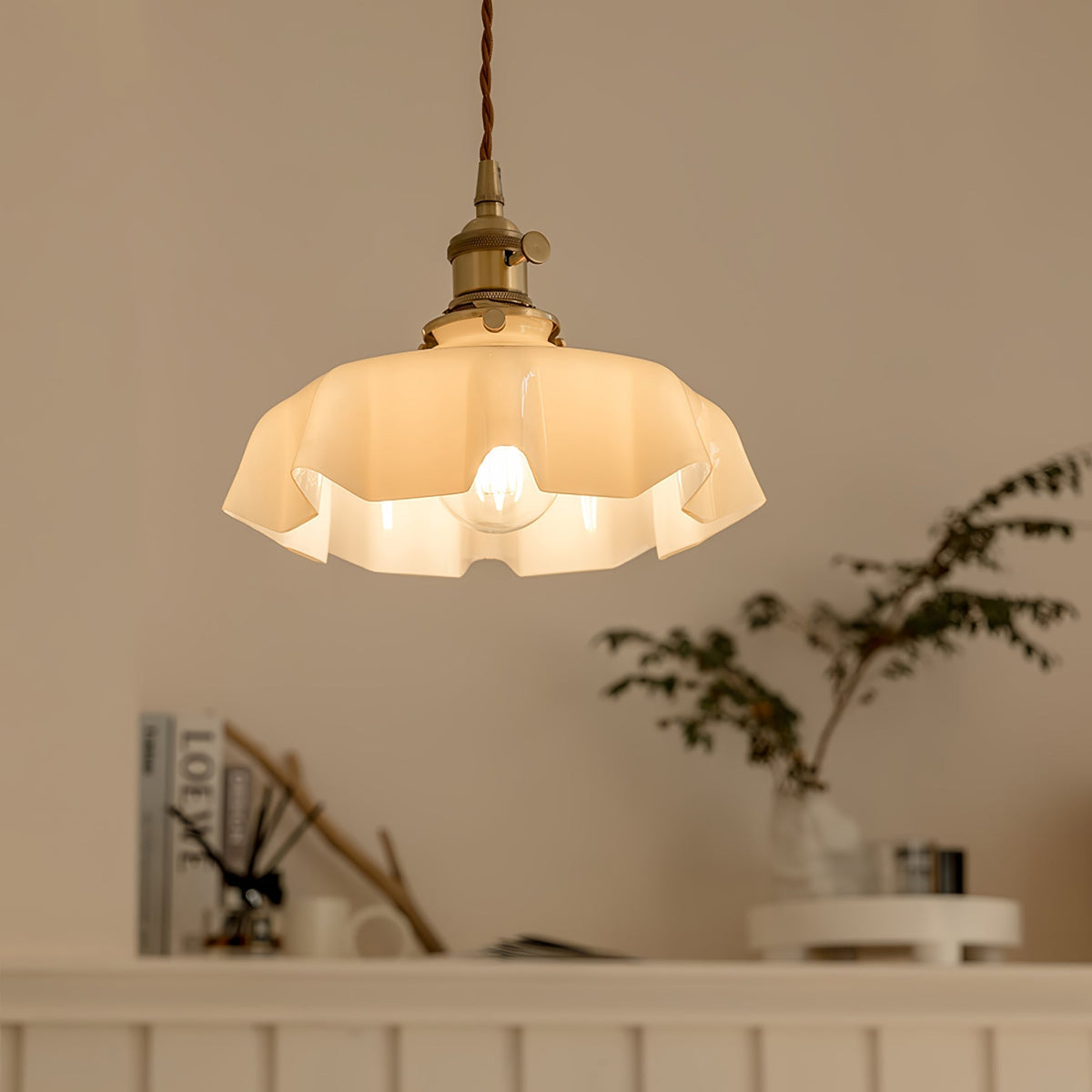 Liorivora hanglamp French Flower voor eetkamer