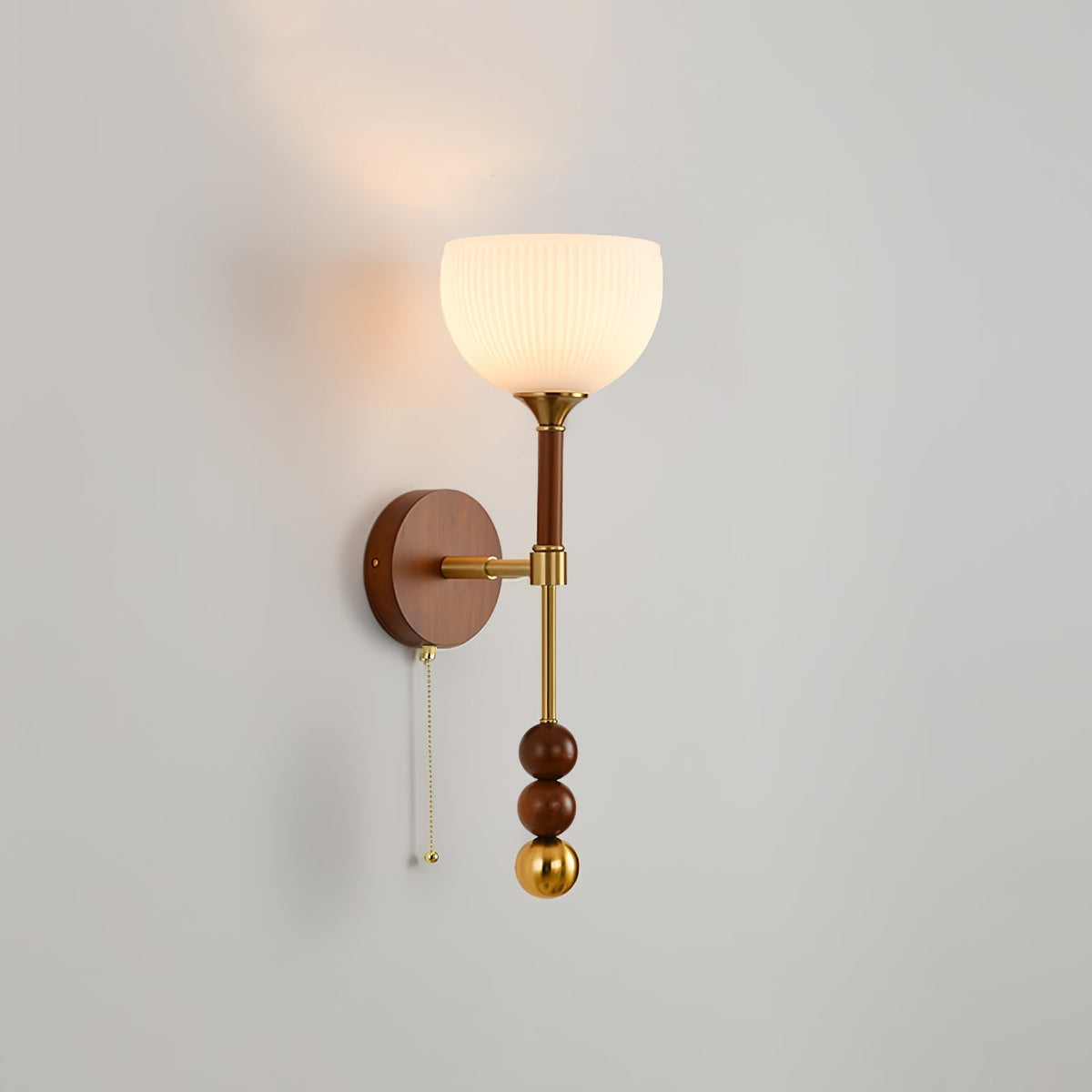 Hilda Roma elegantie wandlamp van hout