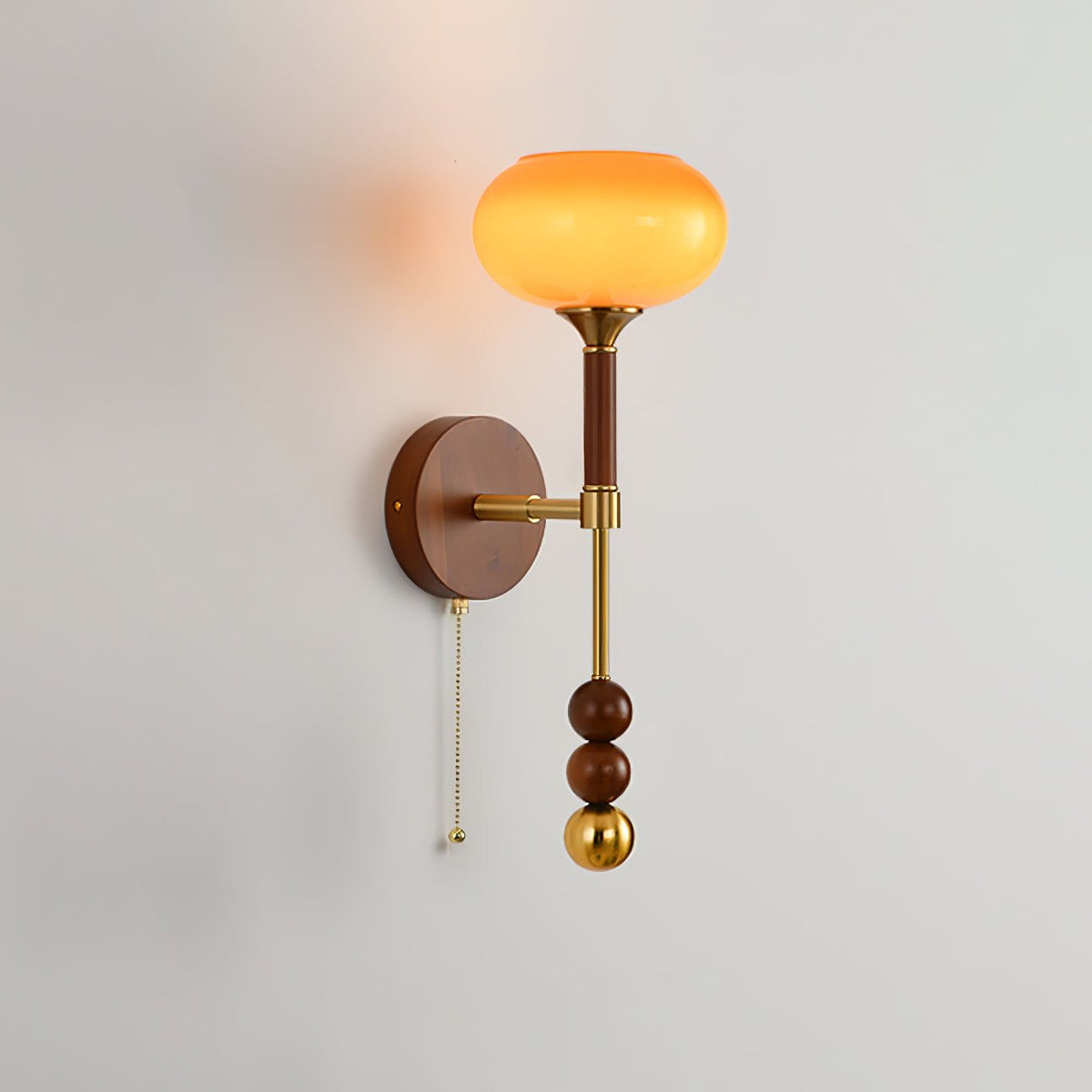 Hilda Roma elegantie wandlamp van hout
