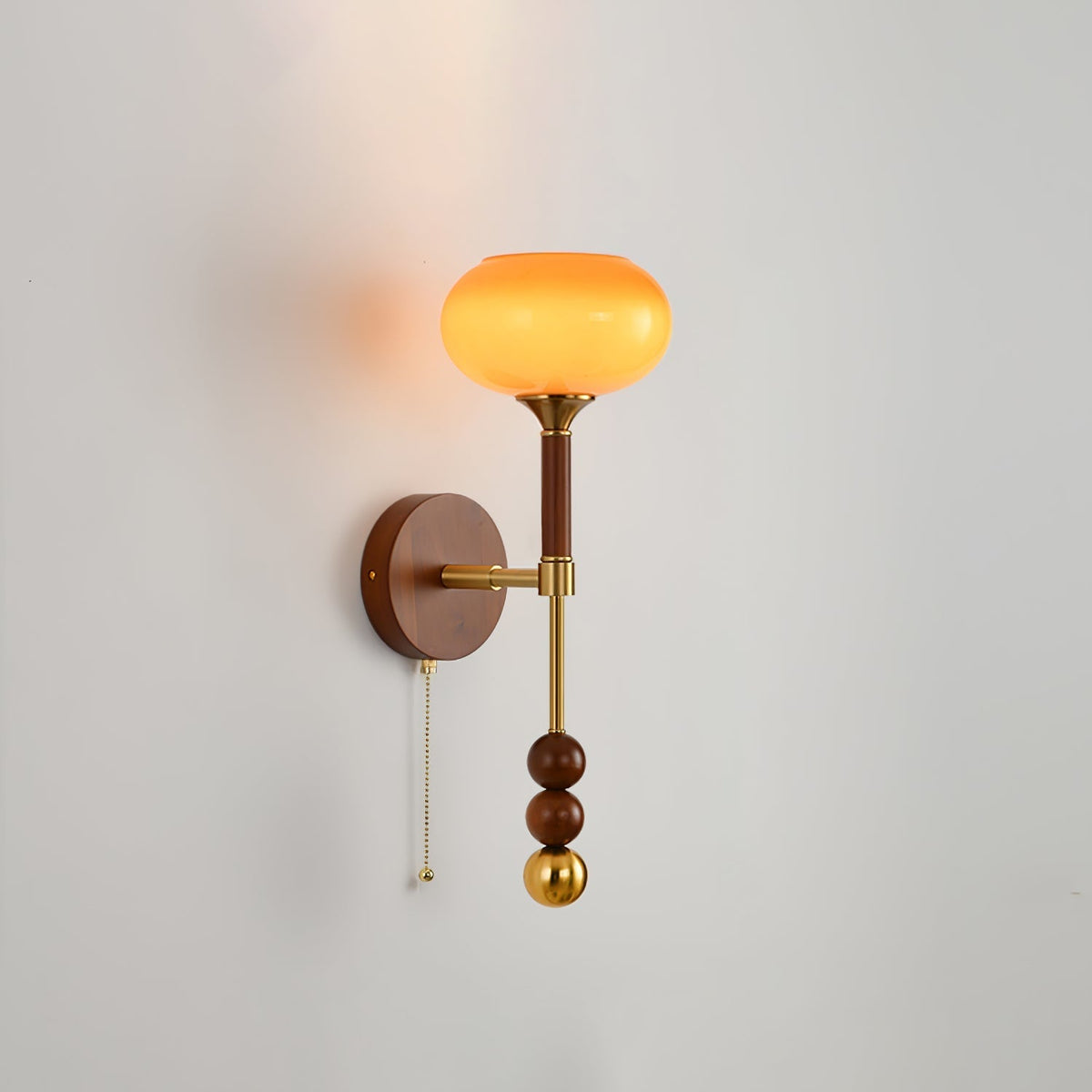 Hilda Roma elegantie wandlamp van hout