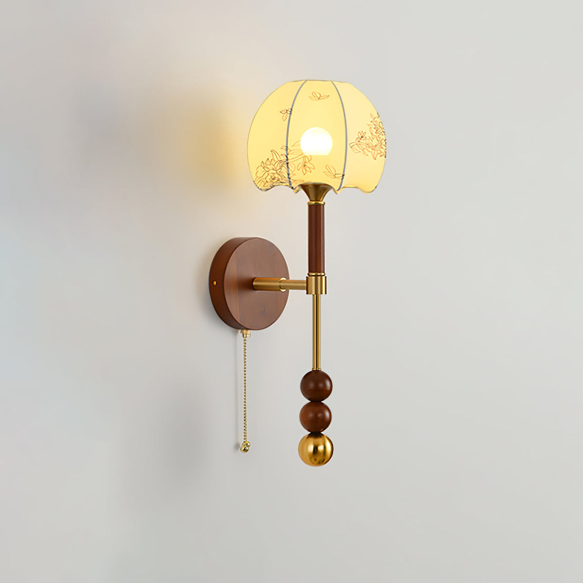 Hilda Roma elegantie wandlamp van hout