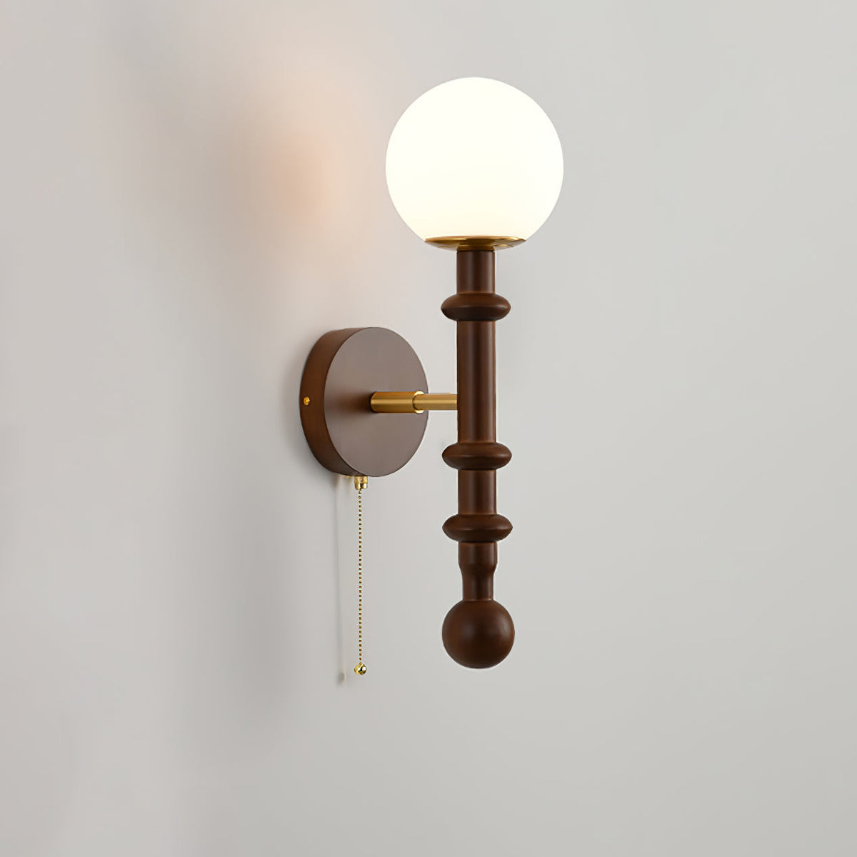 Hilda Roma elegantie wandlamp van hout