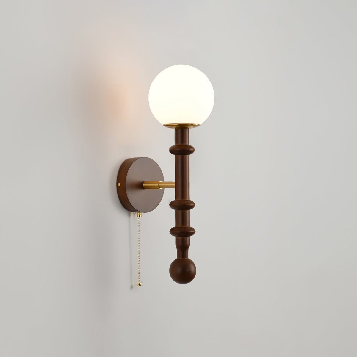 Hilda Roma elegantie wandlamp van hout
