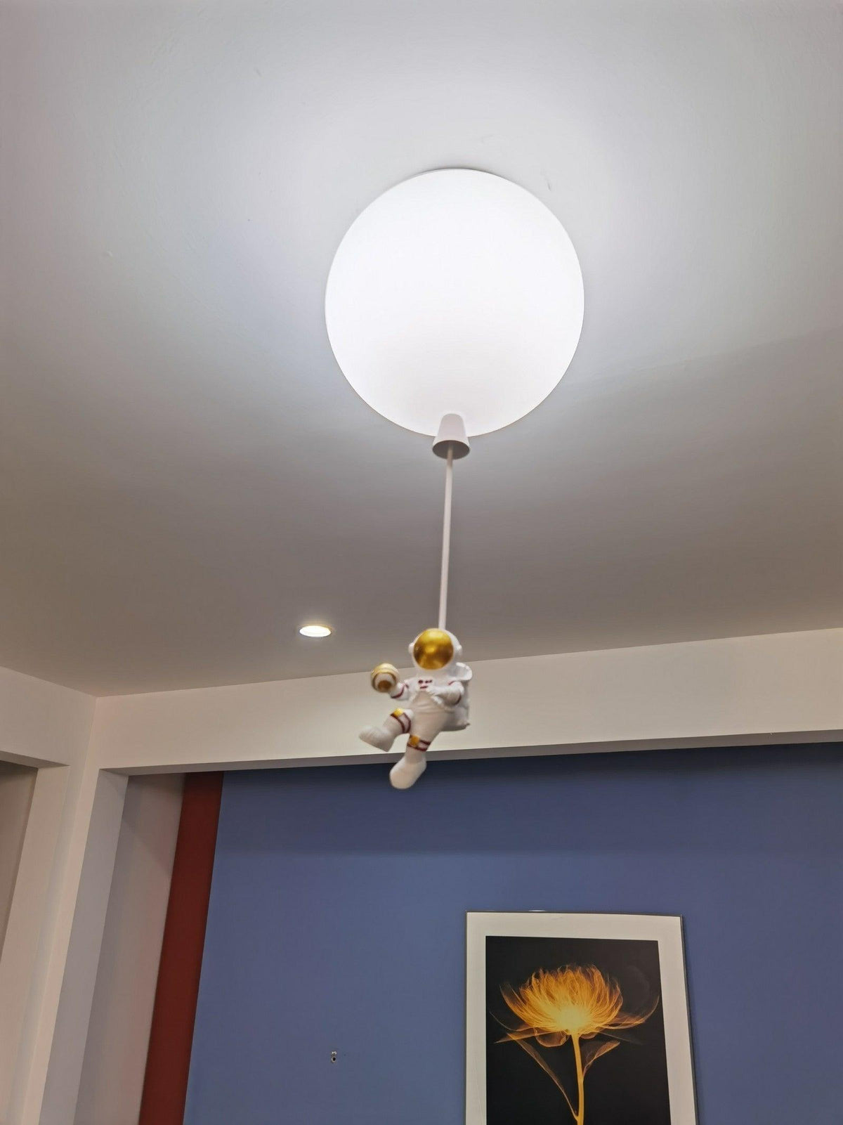 Nirerira plafondlamp acryl ballon astronaut speels kinderkamer