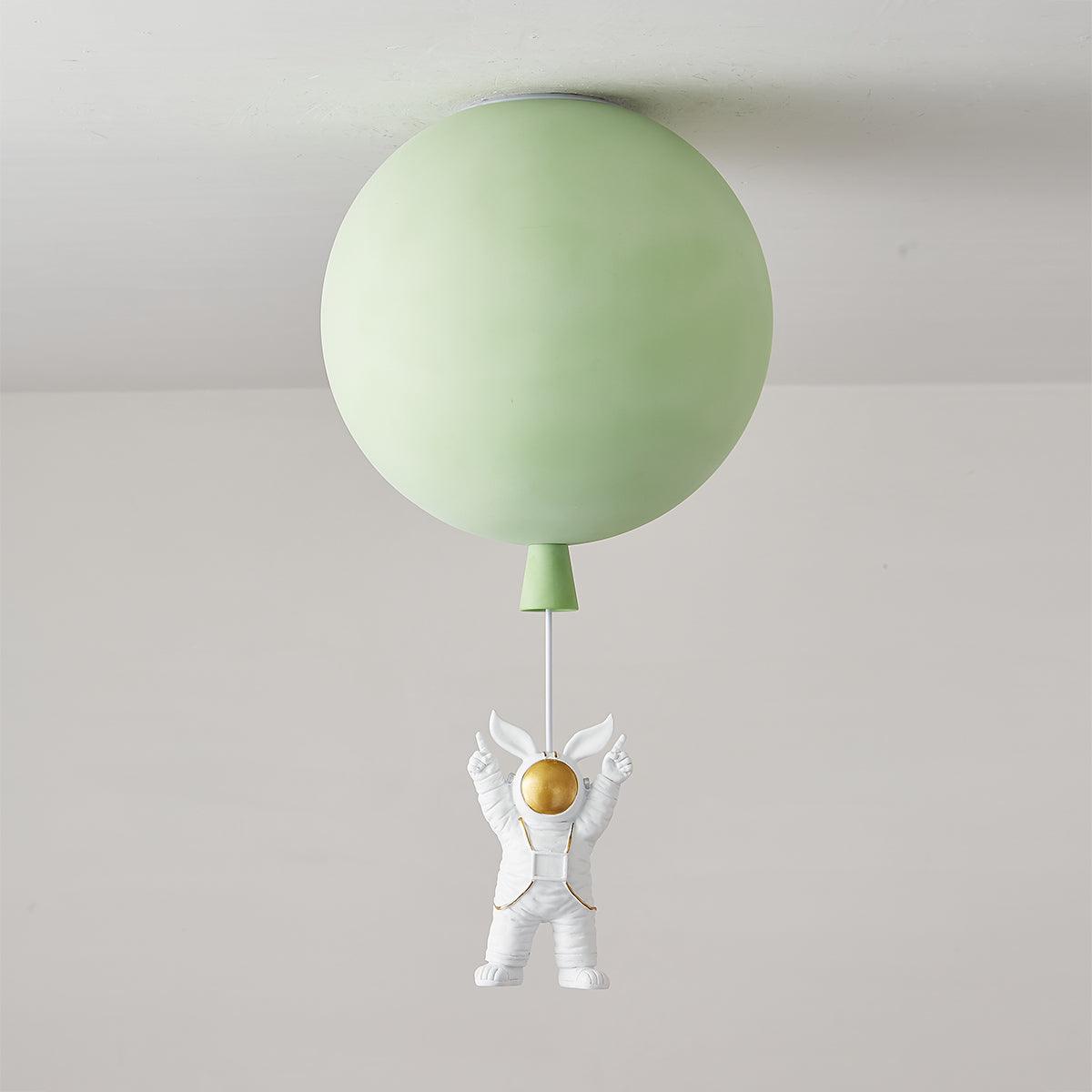 Nirerira plafondlamp acryl ballon astronaut speels kinderkamer