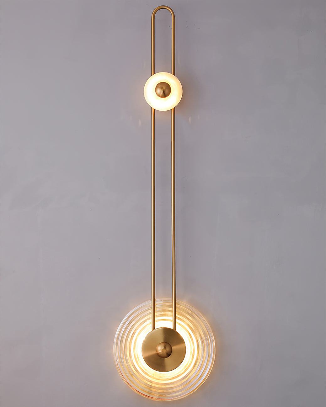 Eiroraria wandlamp sculpturale geometrie albast