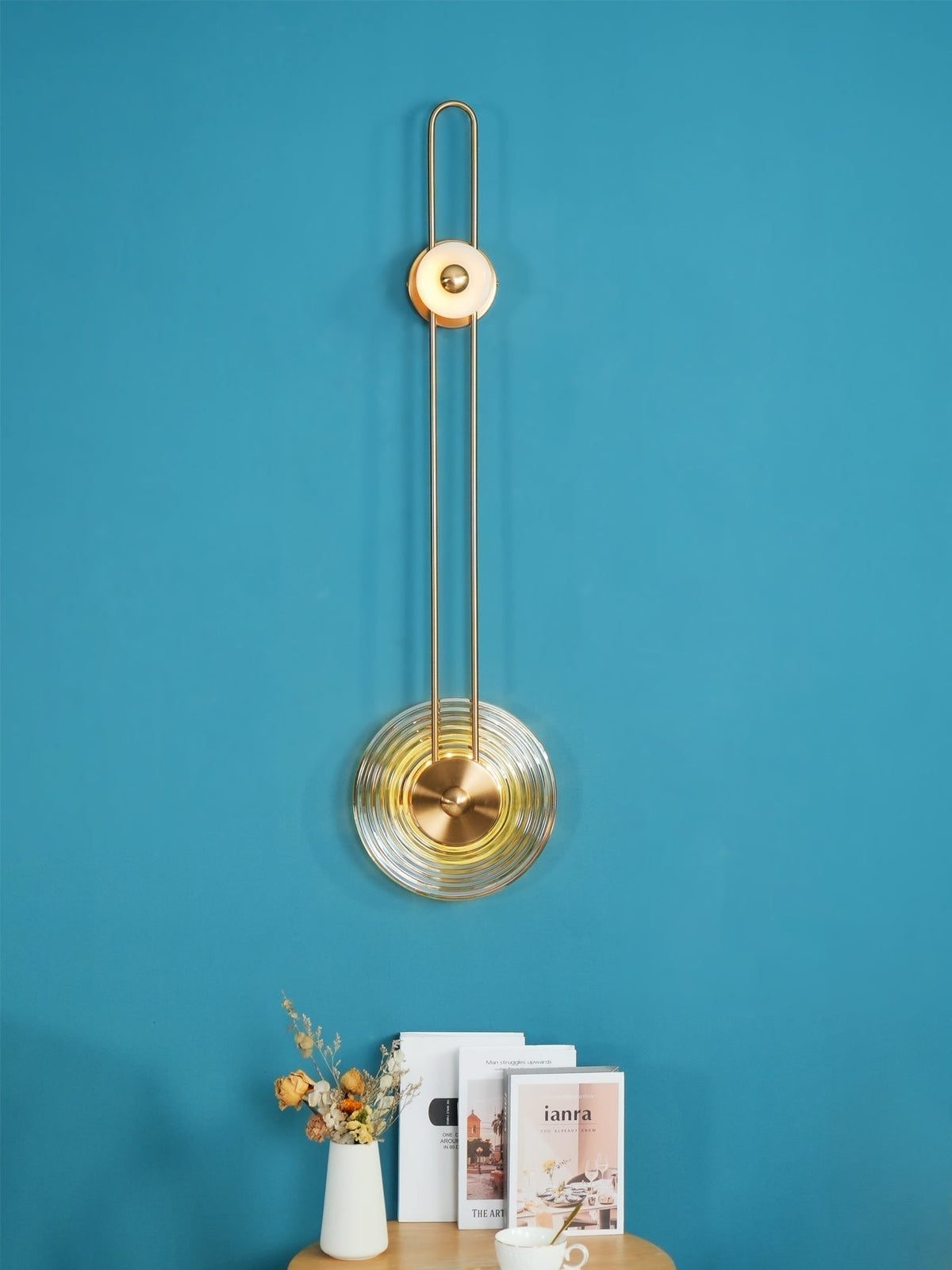 Eiroraria wandlamp sculpturale geometrie albast
