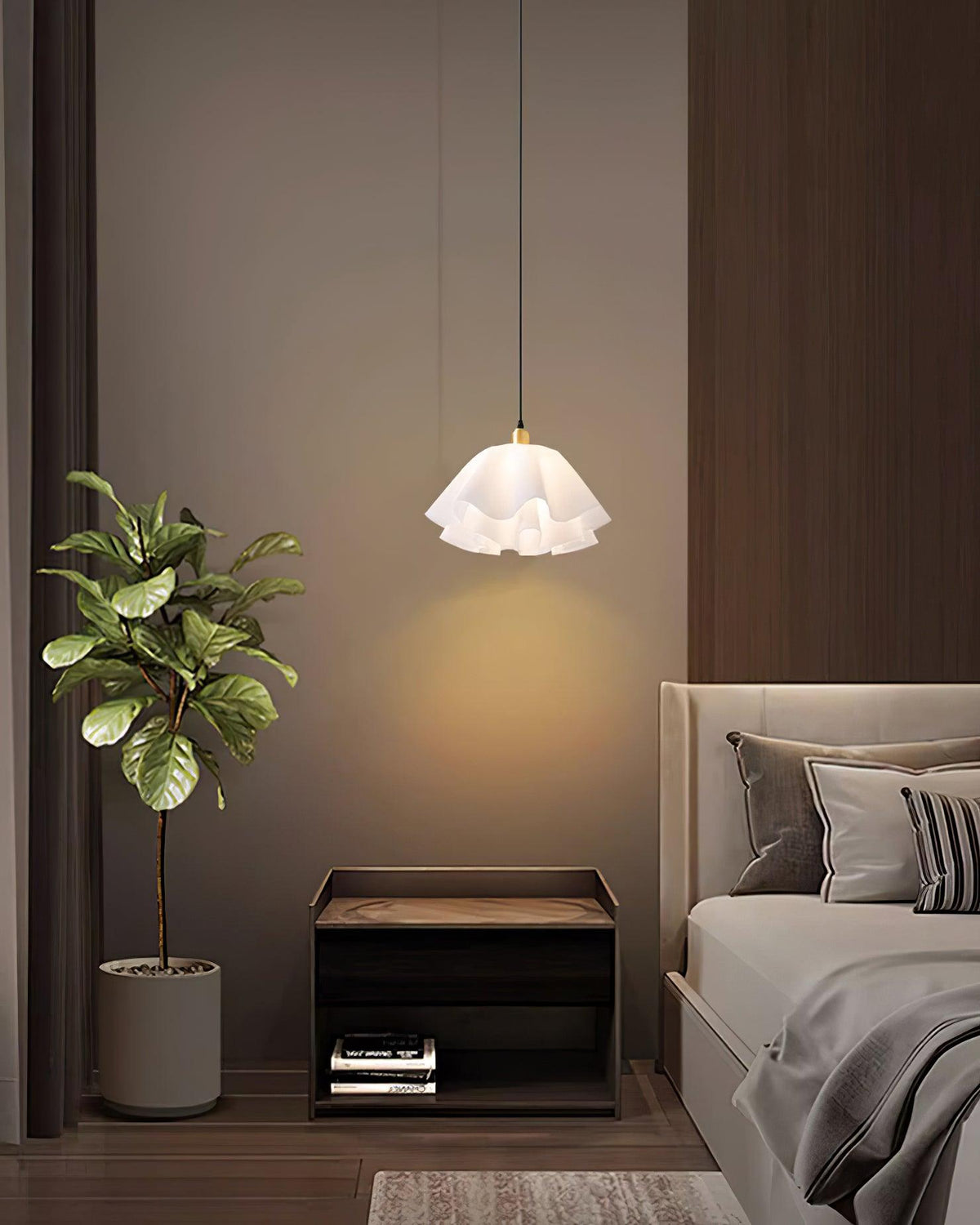 Vero Moderne hanglamp met bloemblaadjes
