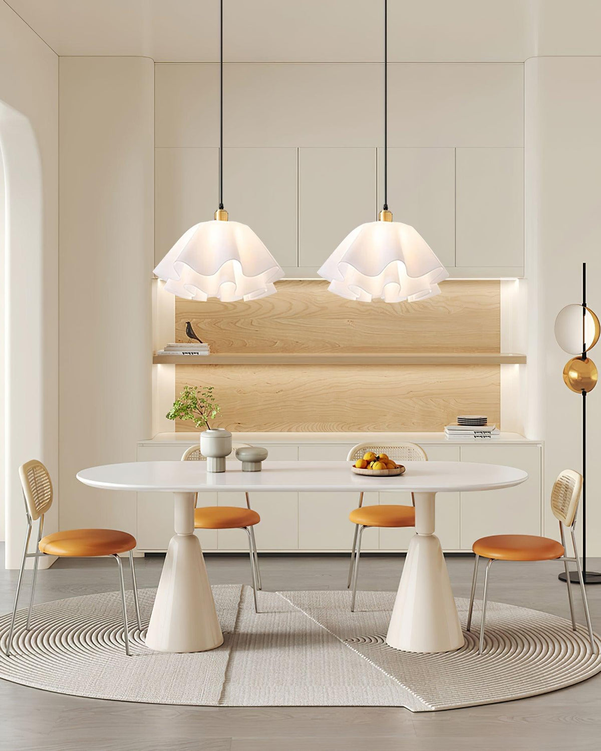 Vero Moderne hanglamp met bloemblaadjes