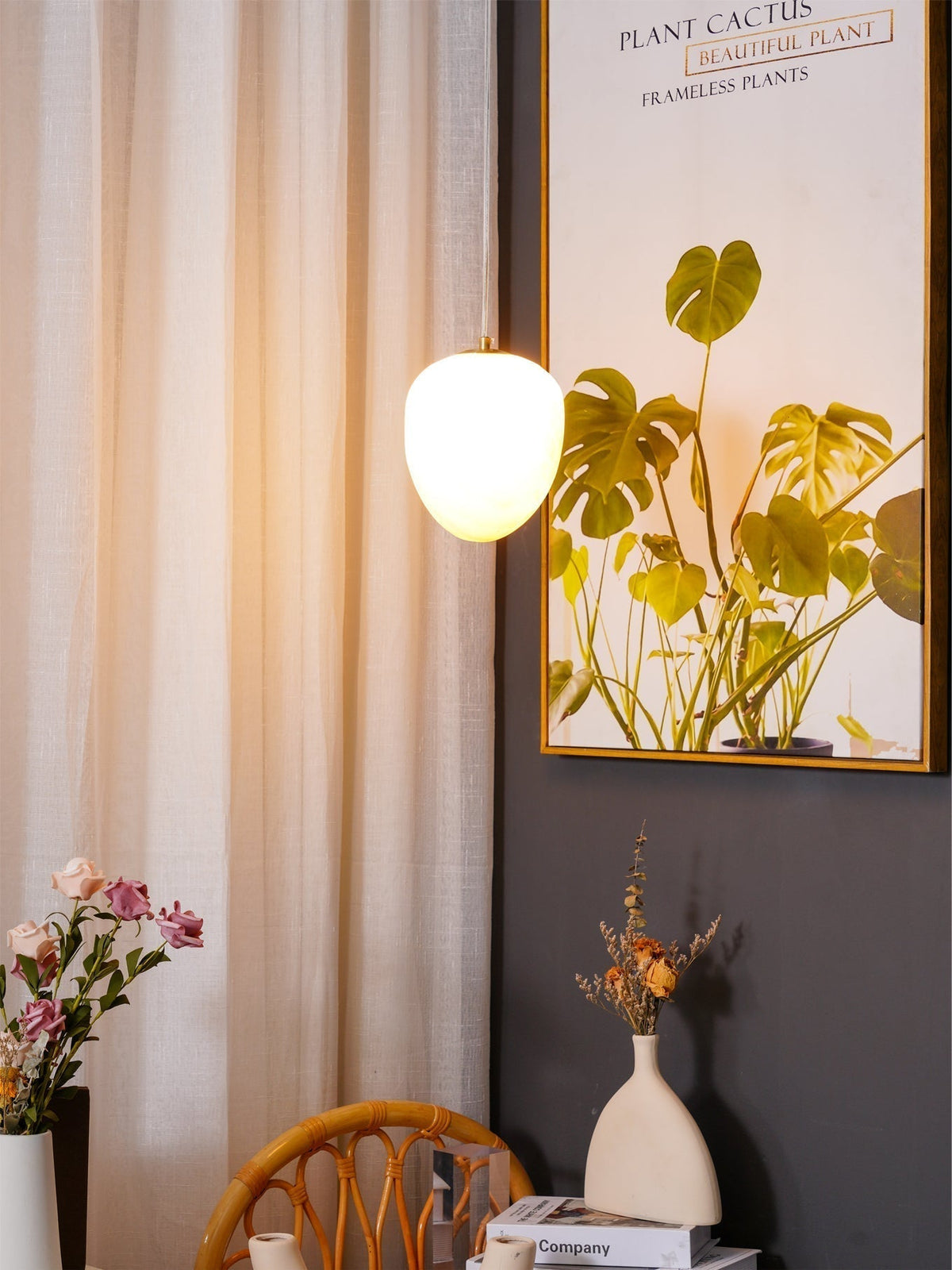 Ralen hanglamp Albast messing Sophistication