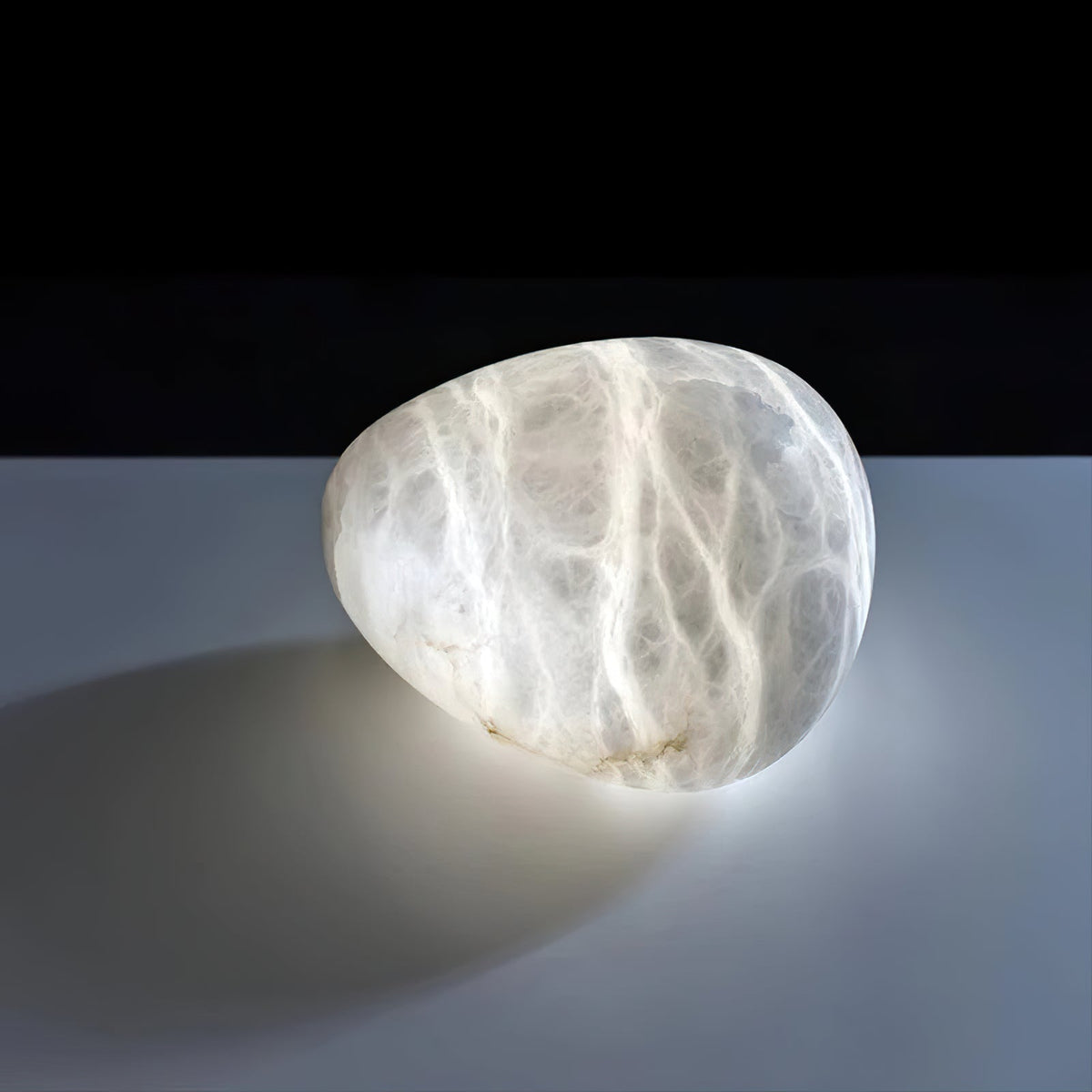 Albiveria hanglamp in albast
