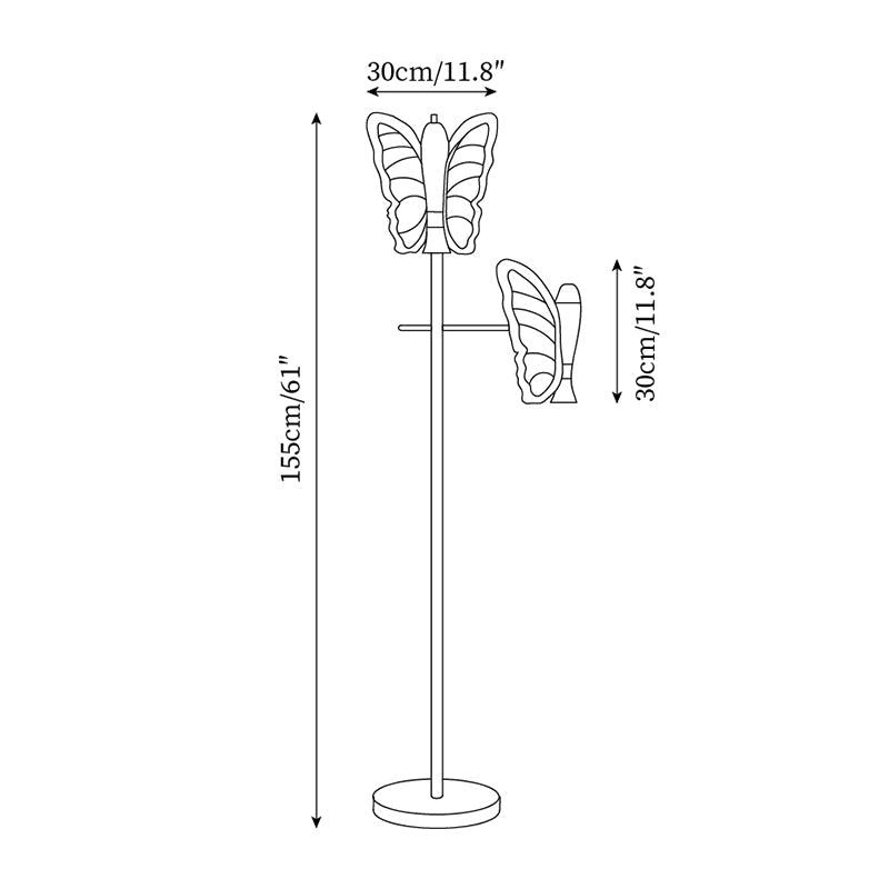 Crysia vloerlamp