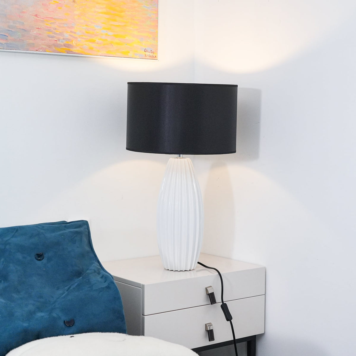 Terioina Moderne tafellamp van keramiek