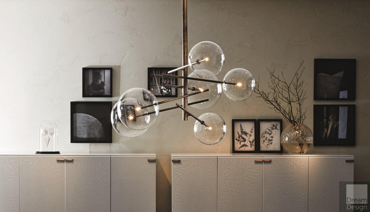 Aveno Kroonluchter LED Heldere Kristallen