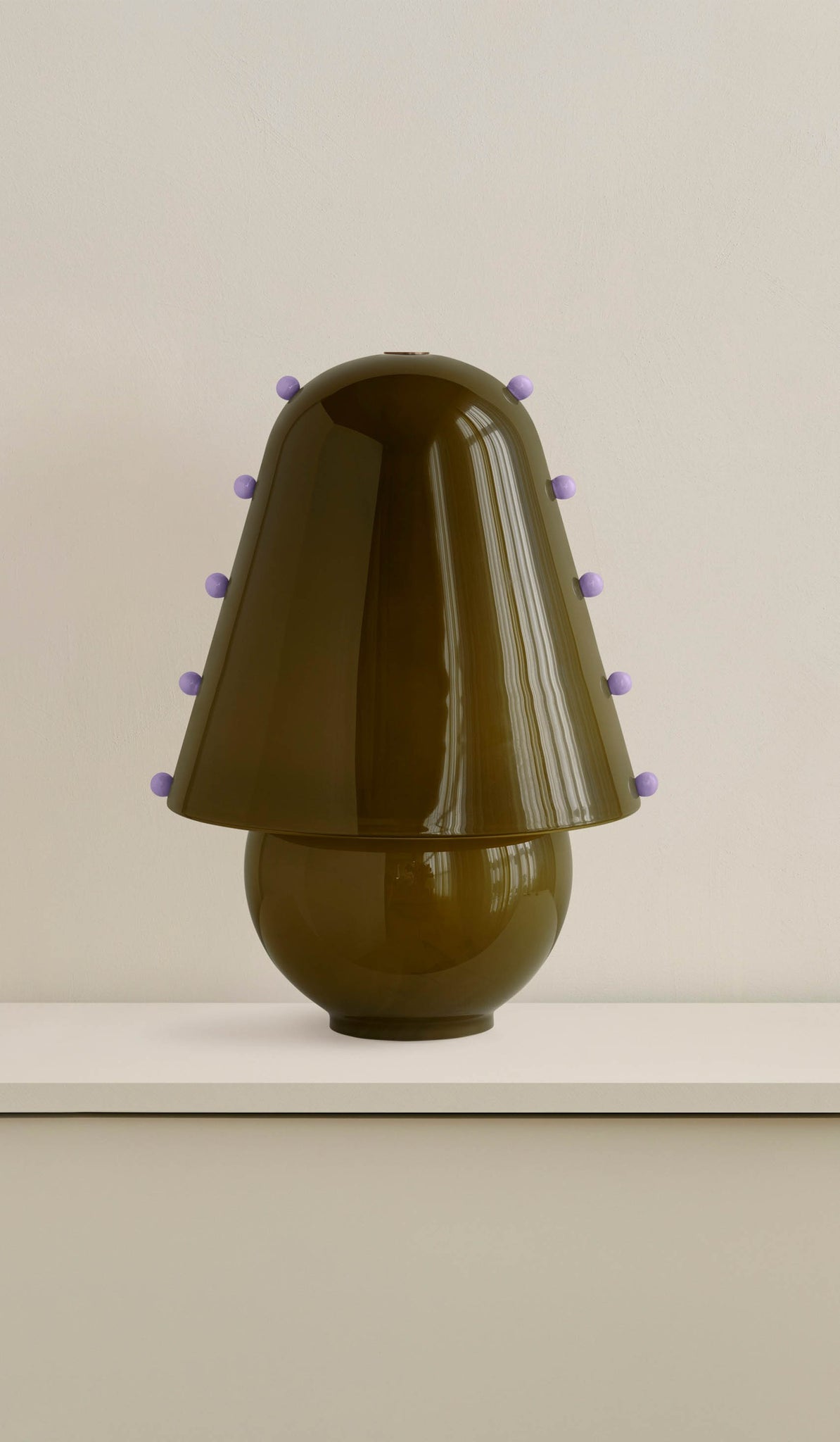 Enzo moderne tafellamp van glas