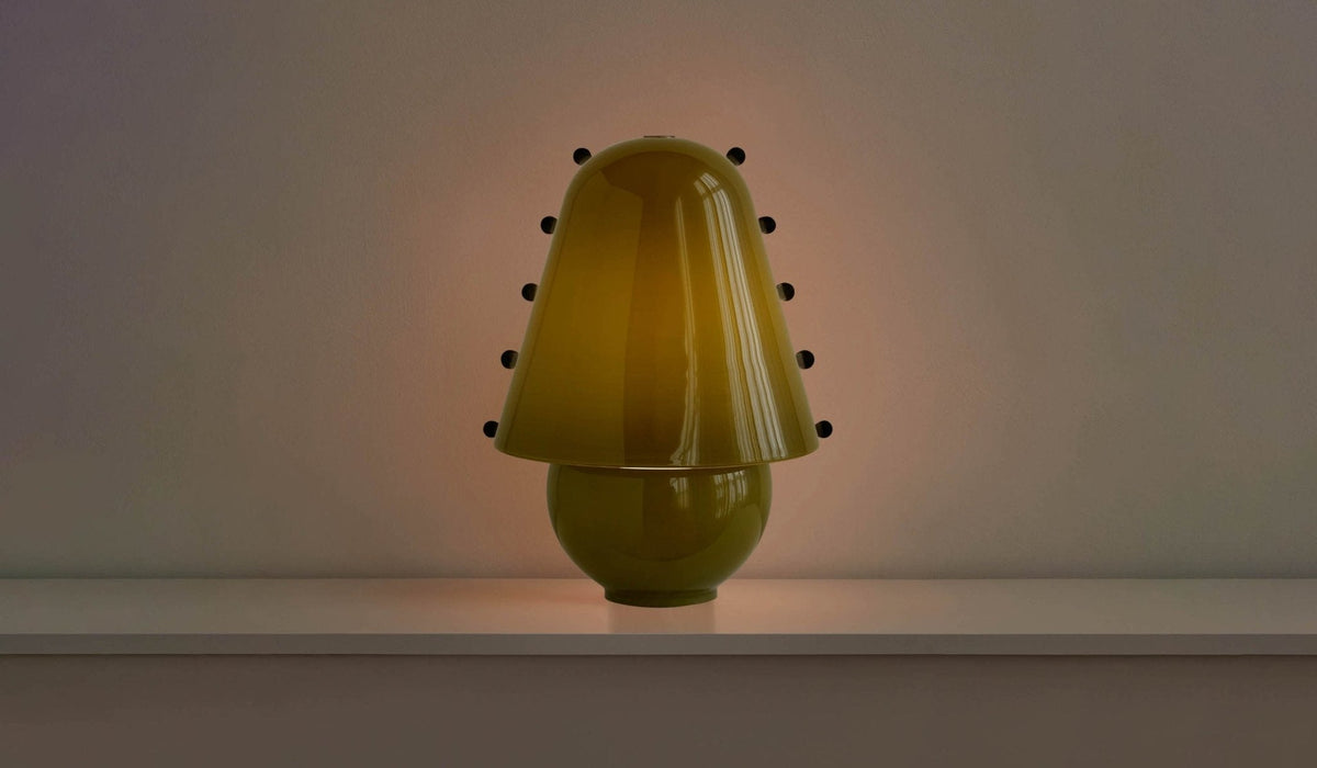 Enzo moderne tafellamp van glas