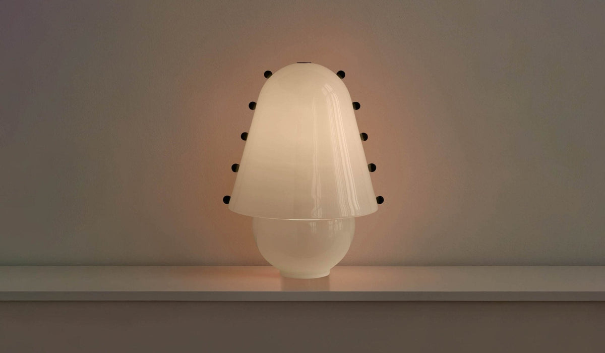 Enzo moderne tafellamp van glas