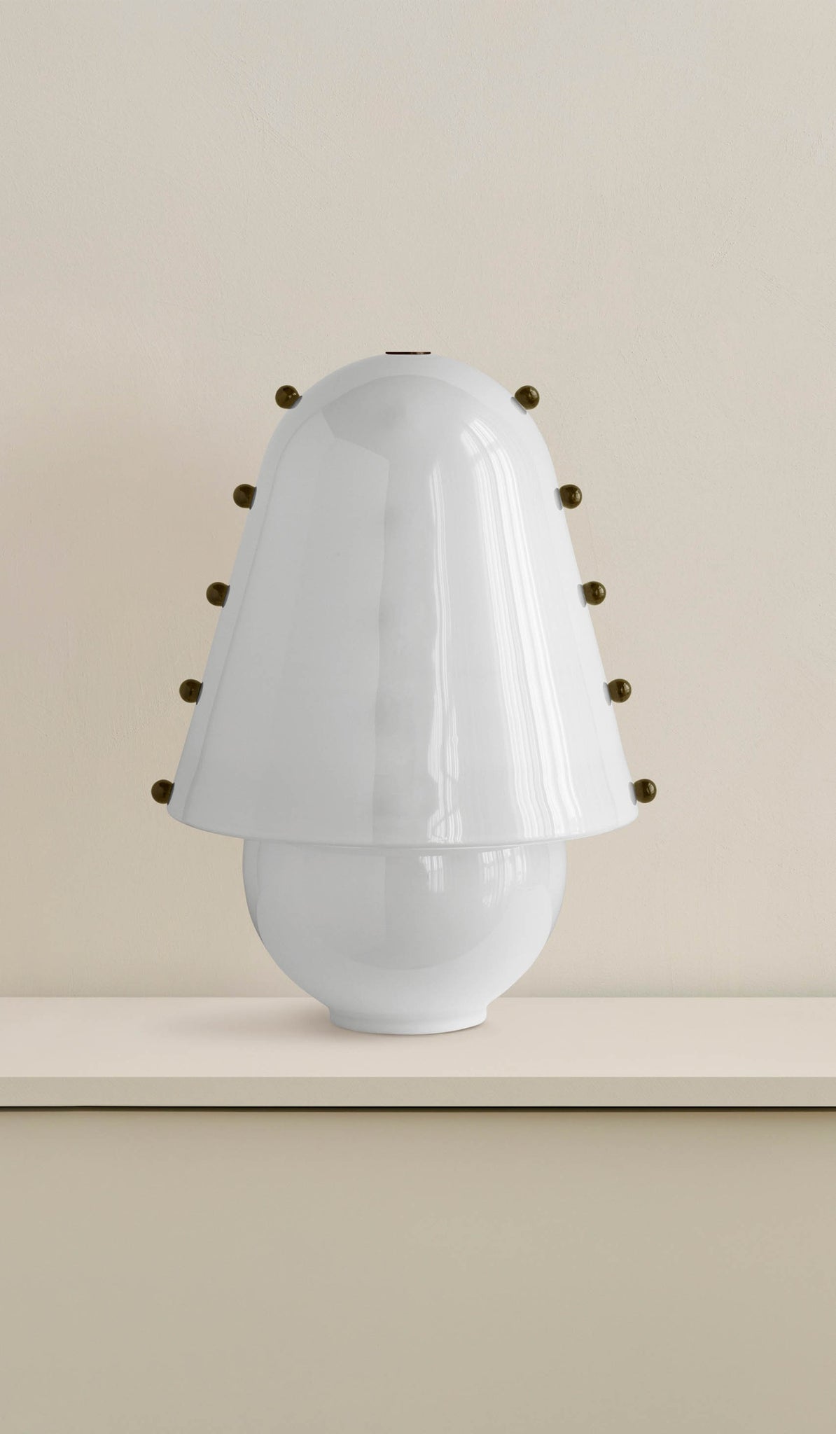 Enzo moderne tafellamp van glas