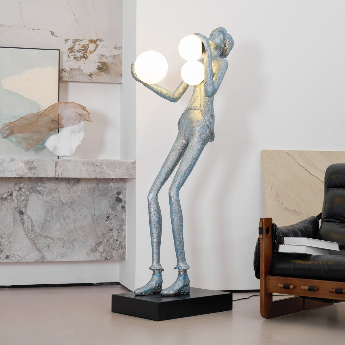 Seloia Gentleman Sculpture vloerlamp