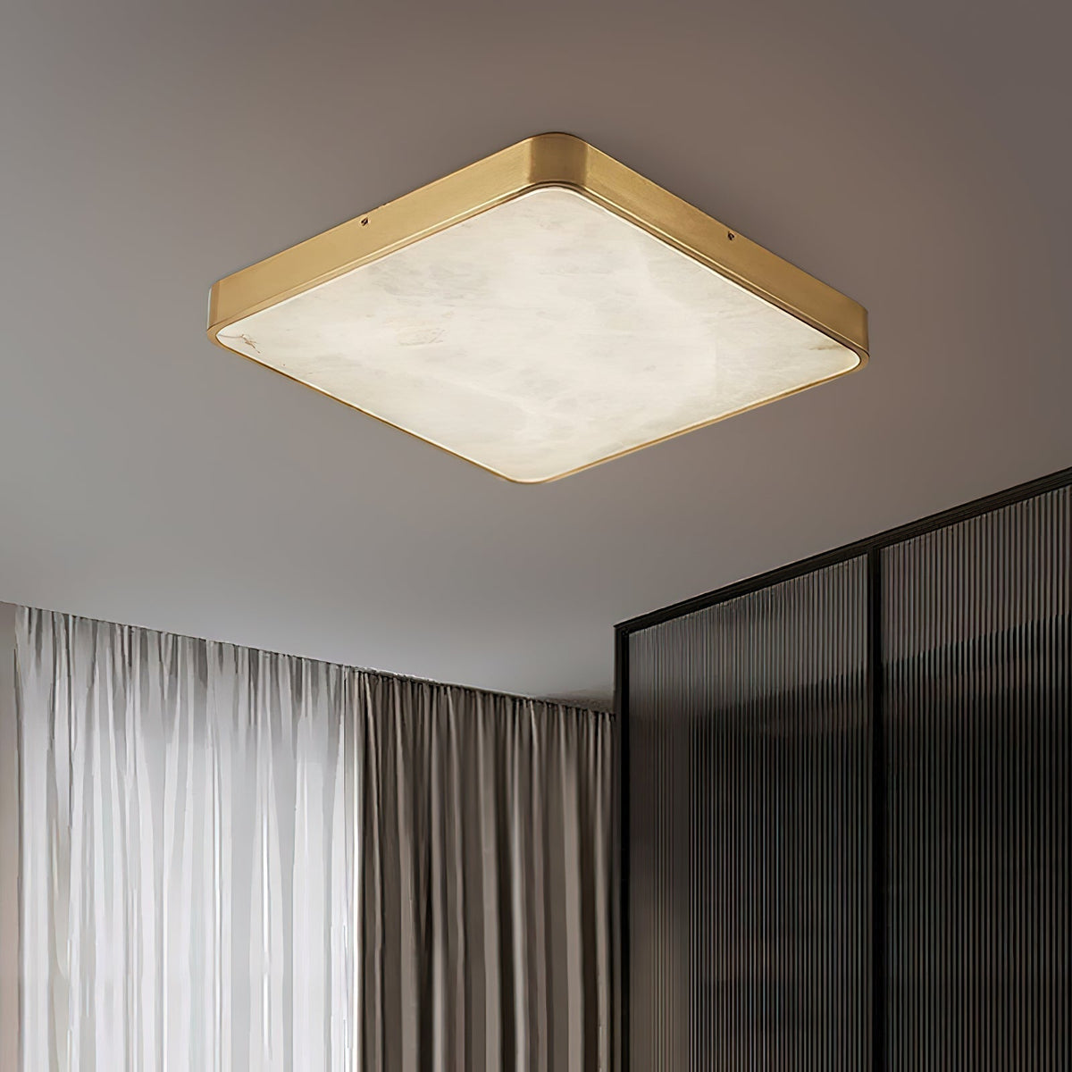 Nivaora albasten plafondlamp