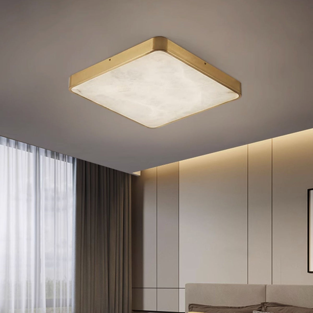 Nivaora albasten plafondlamp