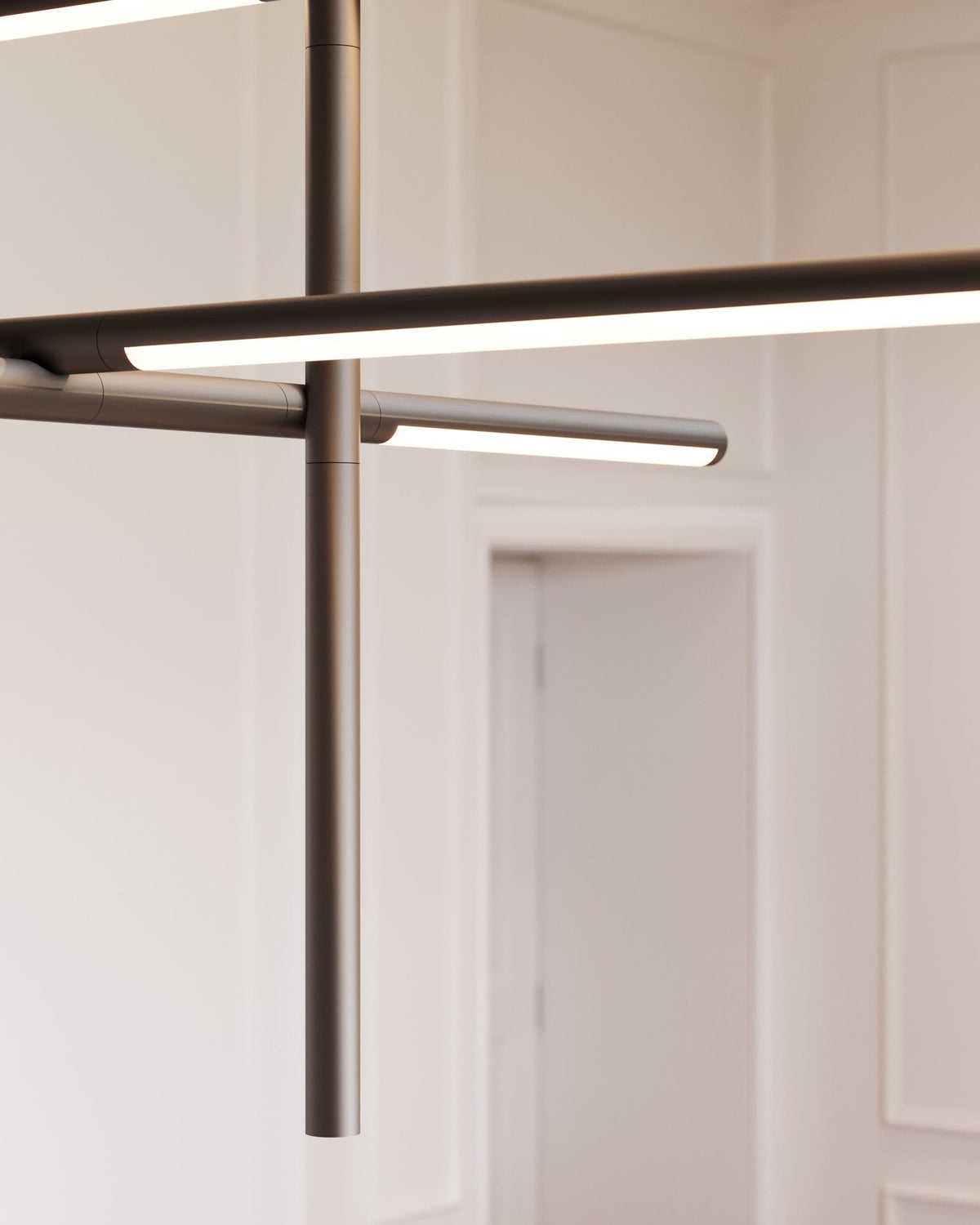 Geometric lineaire hanglamp