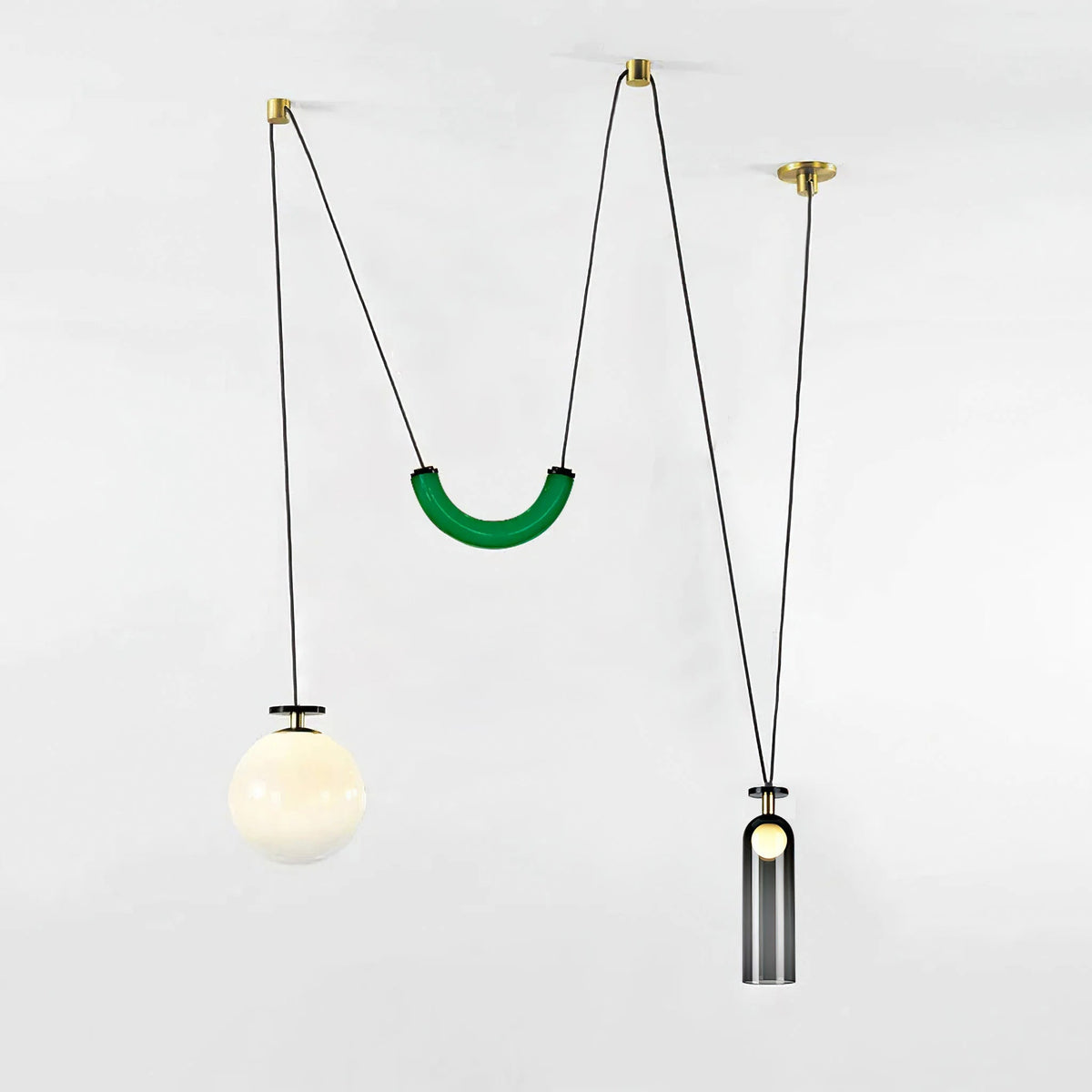 Noro verstelbare hanglamp met meerdere vormen