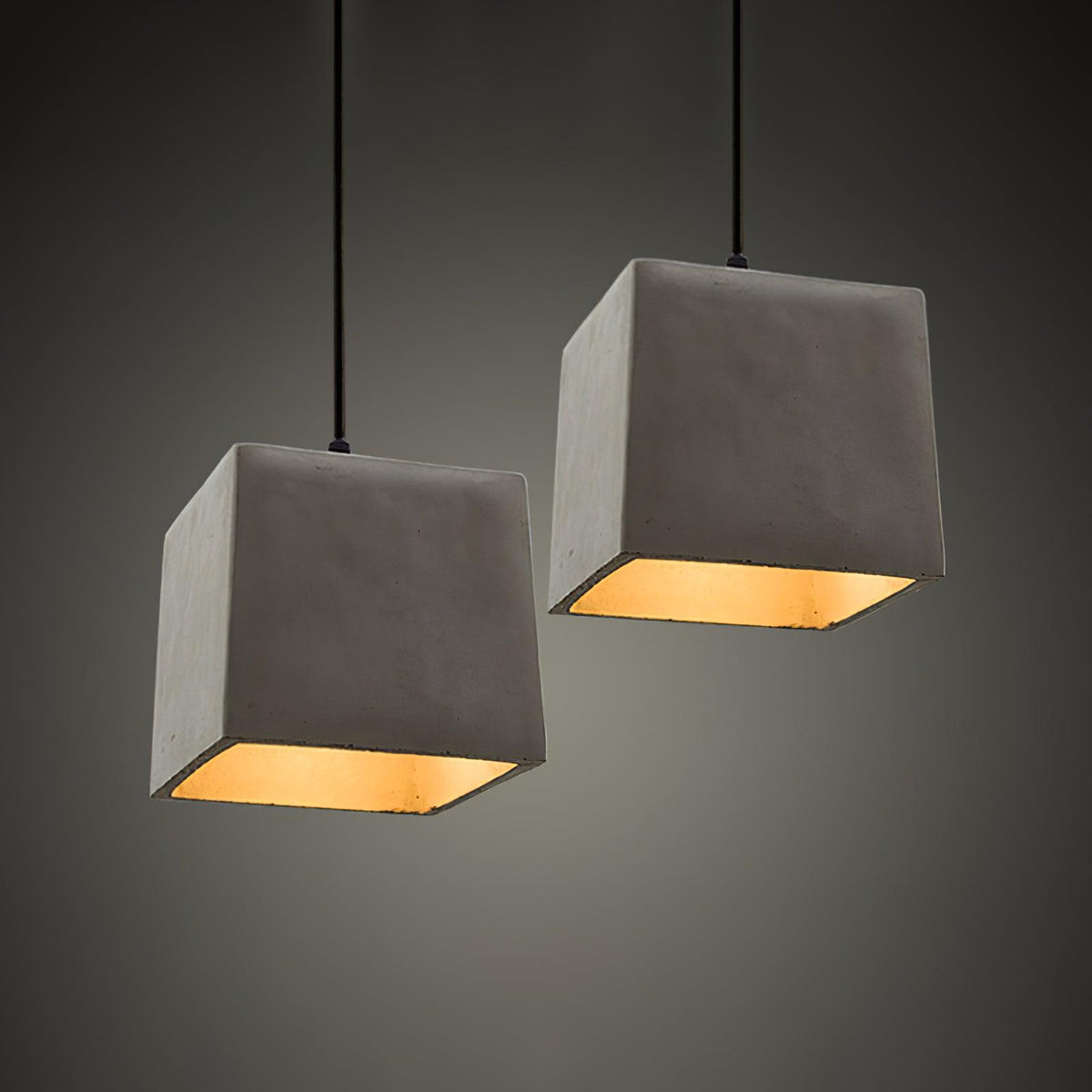 Geo industriële hanglamp van cement