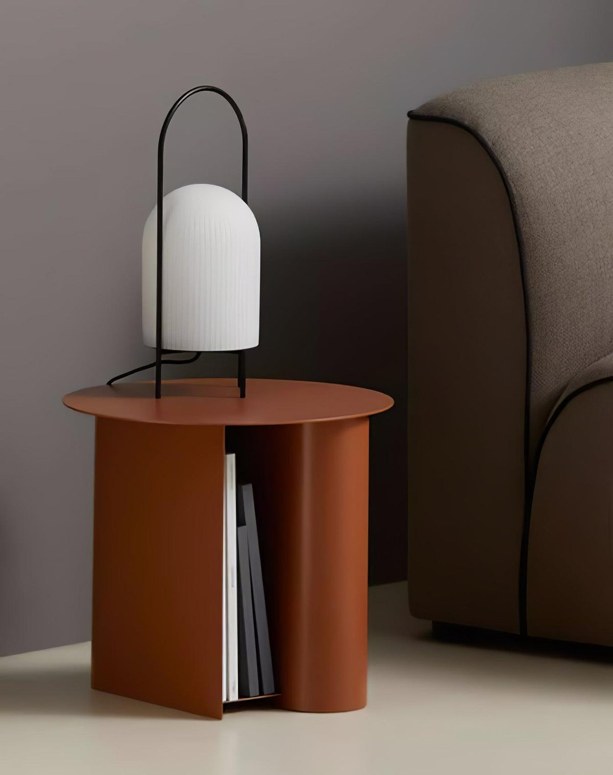 Firaie tafellamp van glas met minimalistisch ontwerp