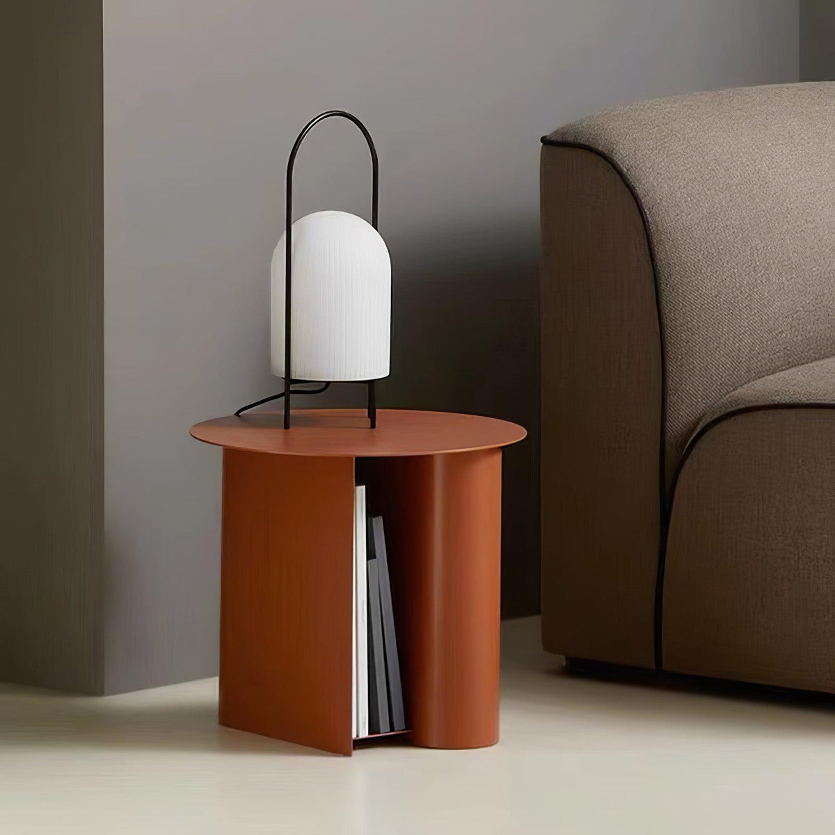 Firaie tafellamp van glas met minimalistisch ontwerp