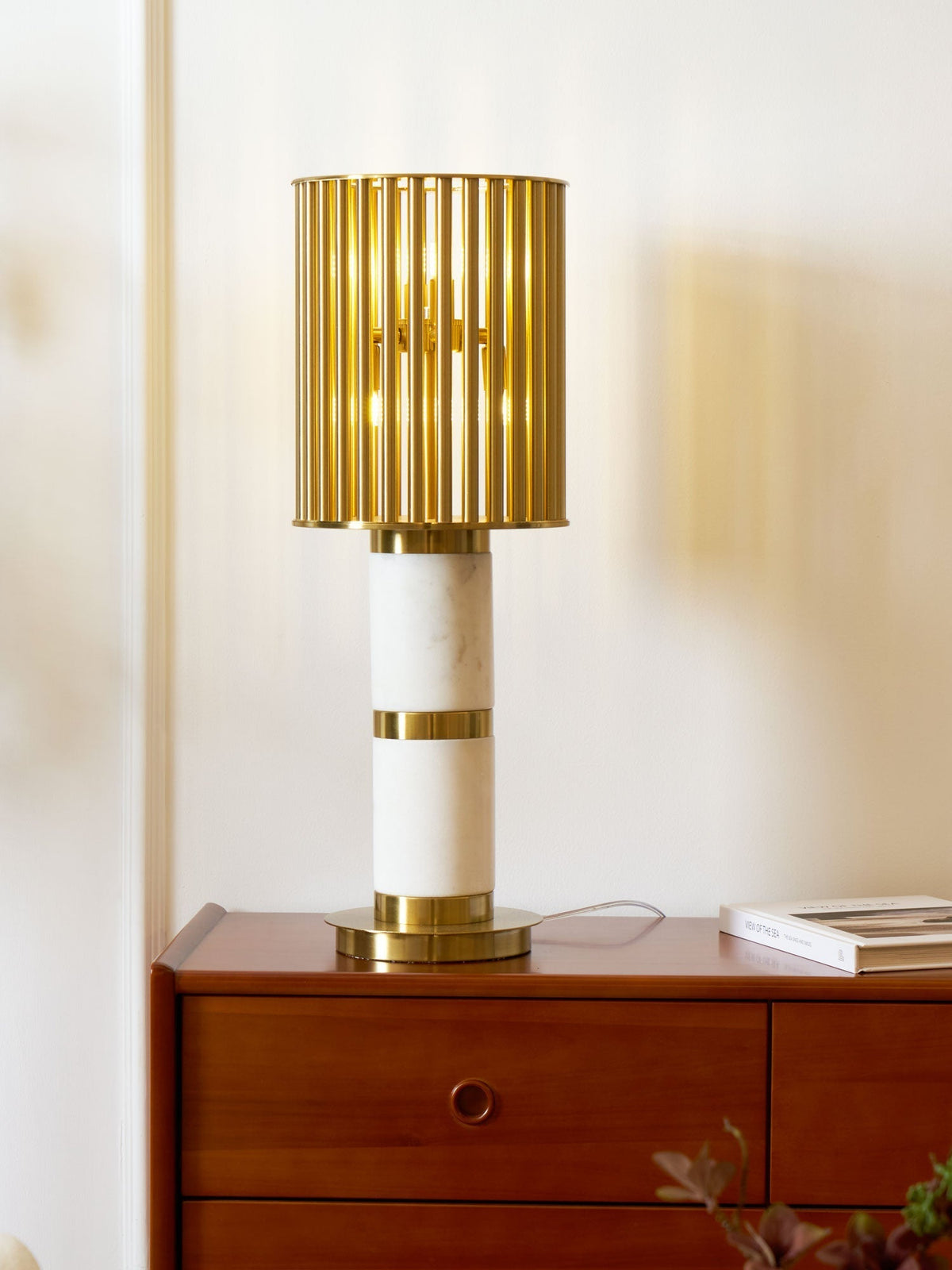 Elios Gilded Cage tafellamp