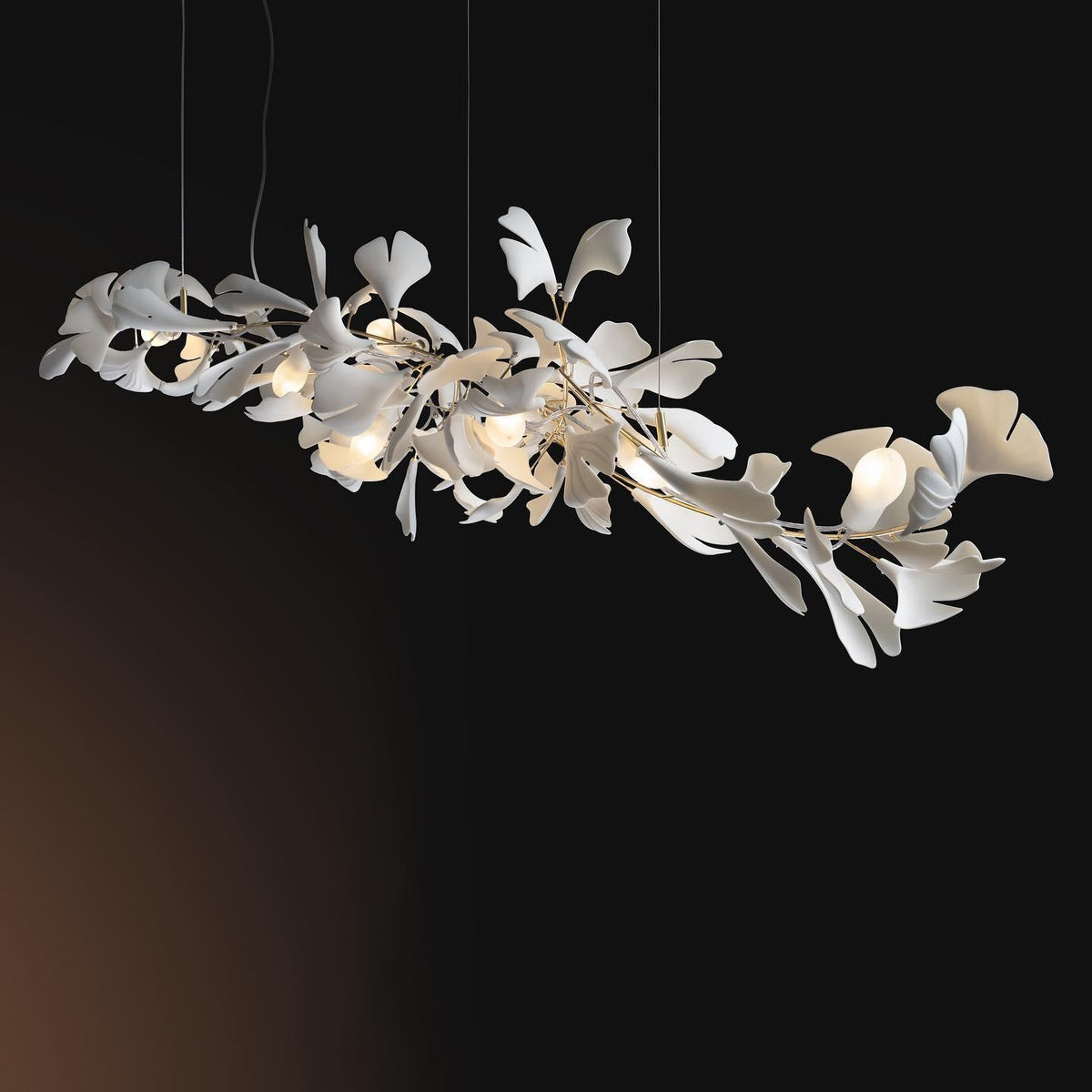 Ceroraine Kroonluchter Gingko A Porselein LED Modern