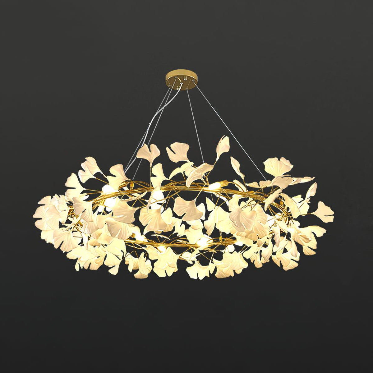 Orelalella Gingko LED kroonluchter met tak