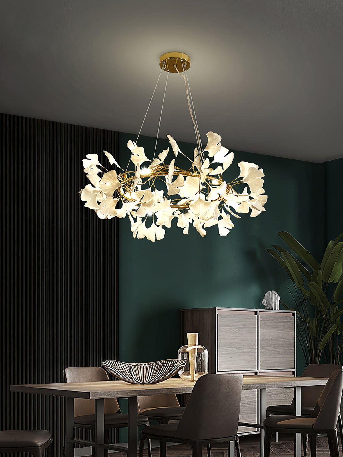 Orelalella Gingko LED kroonluchter met tak