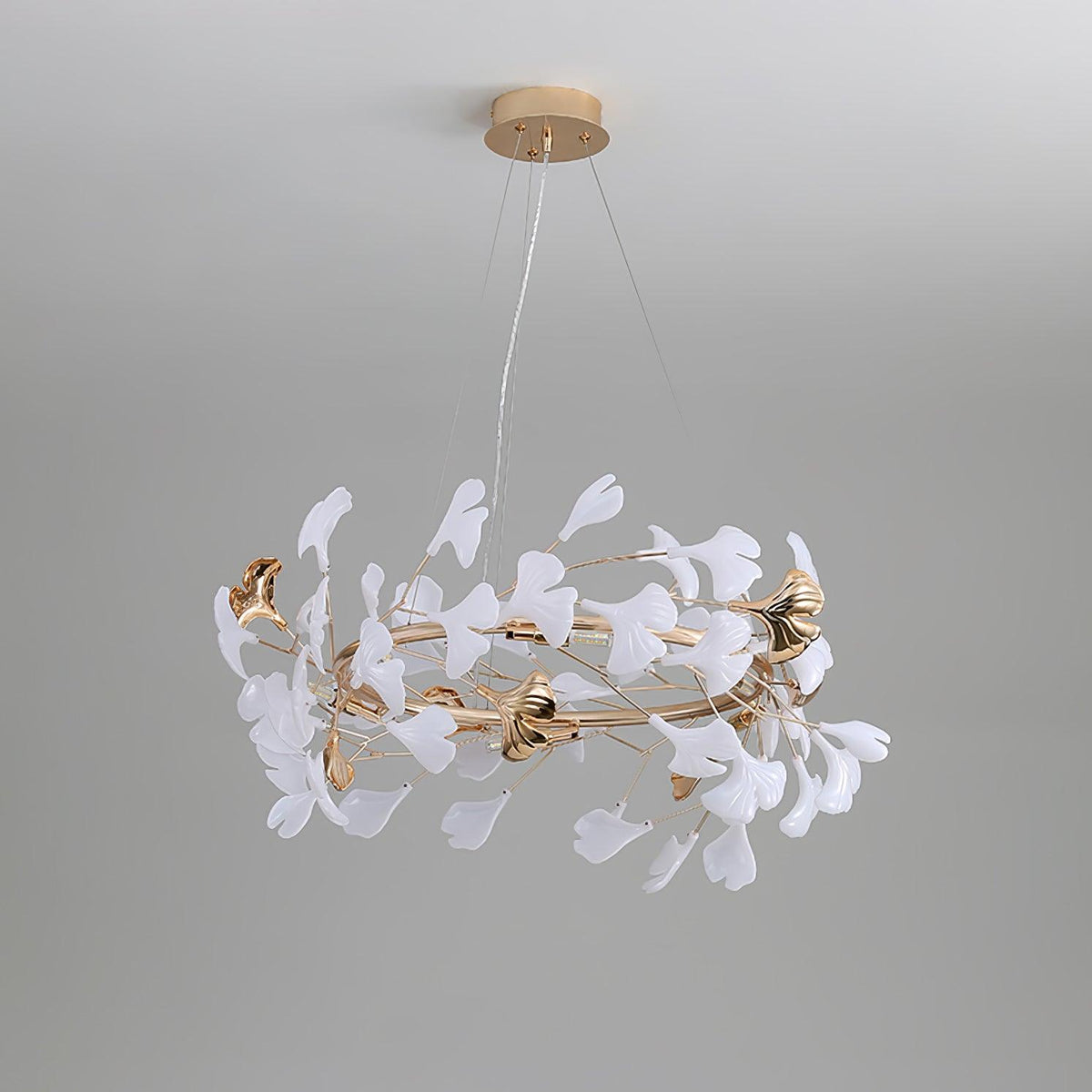 Vixu Postmodern luxe Gingko Ceramics Kroonluchter