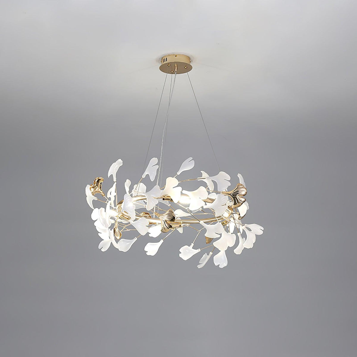 Vixu Postmodern luxe Gingko Ceramics Kroonluchter