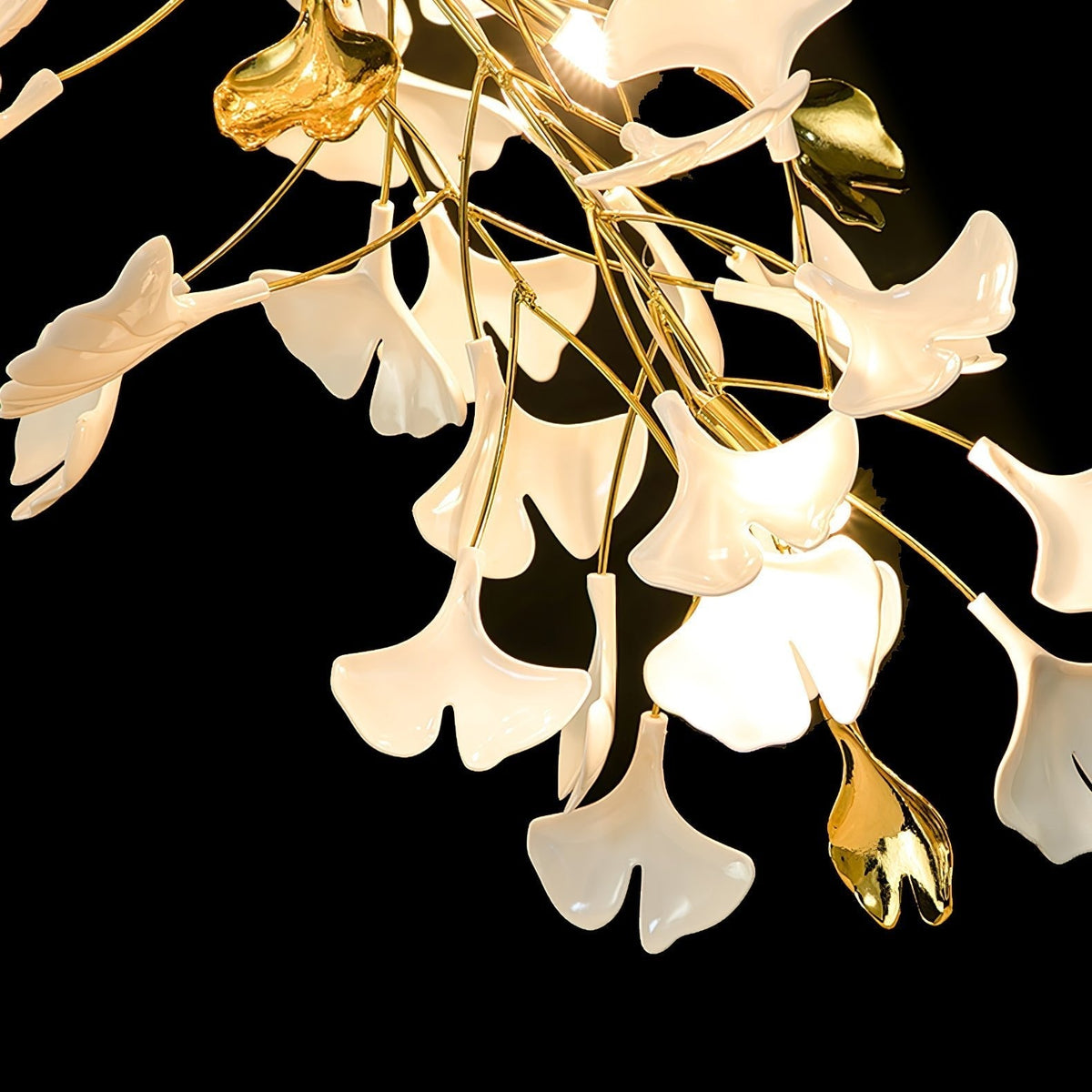 Ivmarel Gingko Long Branch Ceramics Kroonluchter