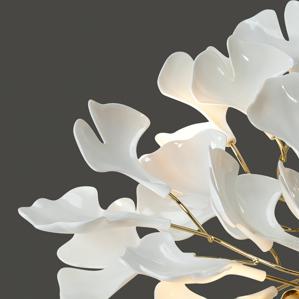 Ivmarel Gingko Long Branch Ceramics Kroonluchter