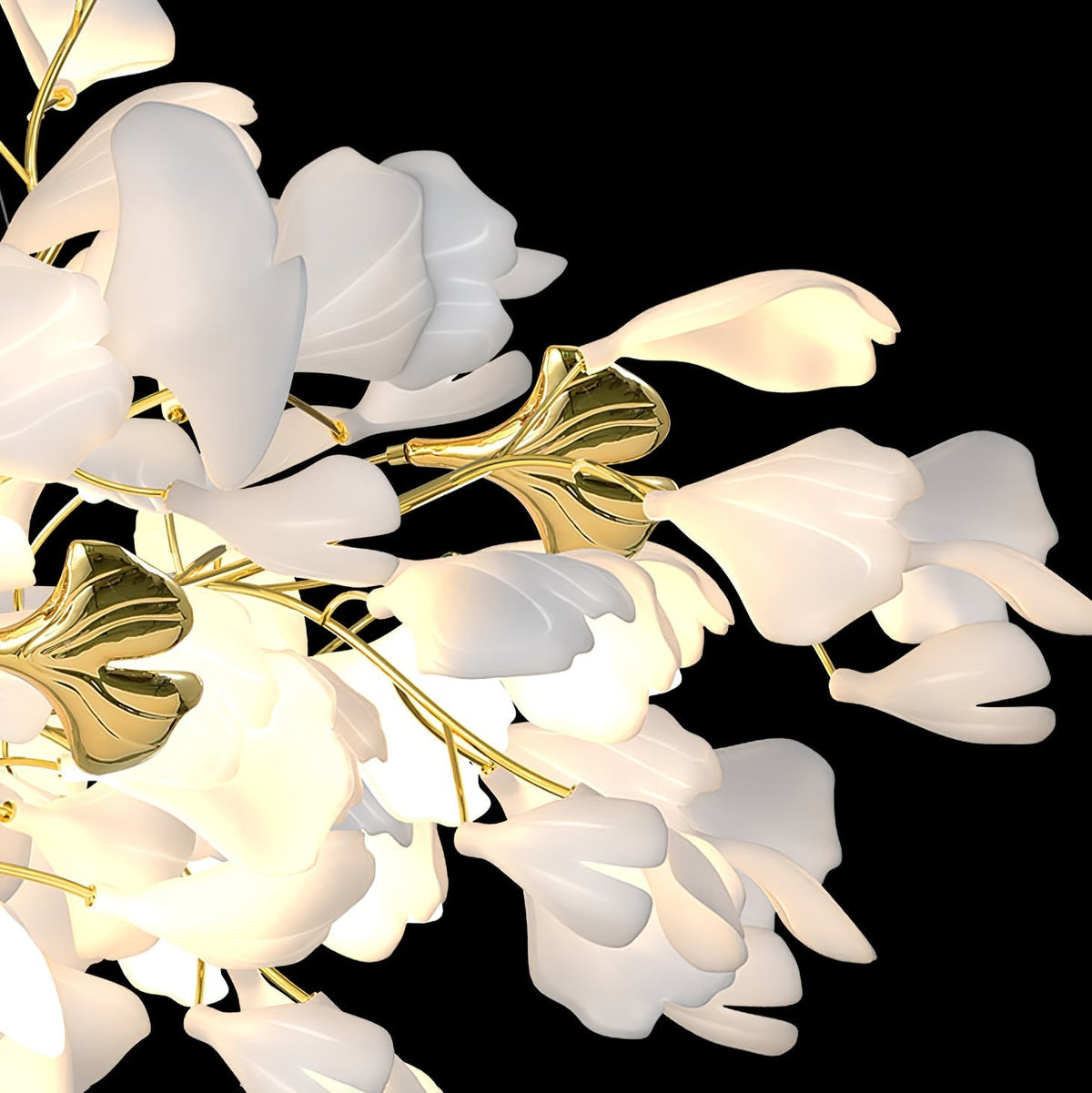 Ivmarel Gingko Long Branch Ceramics Kroonluchter
