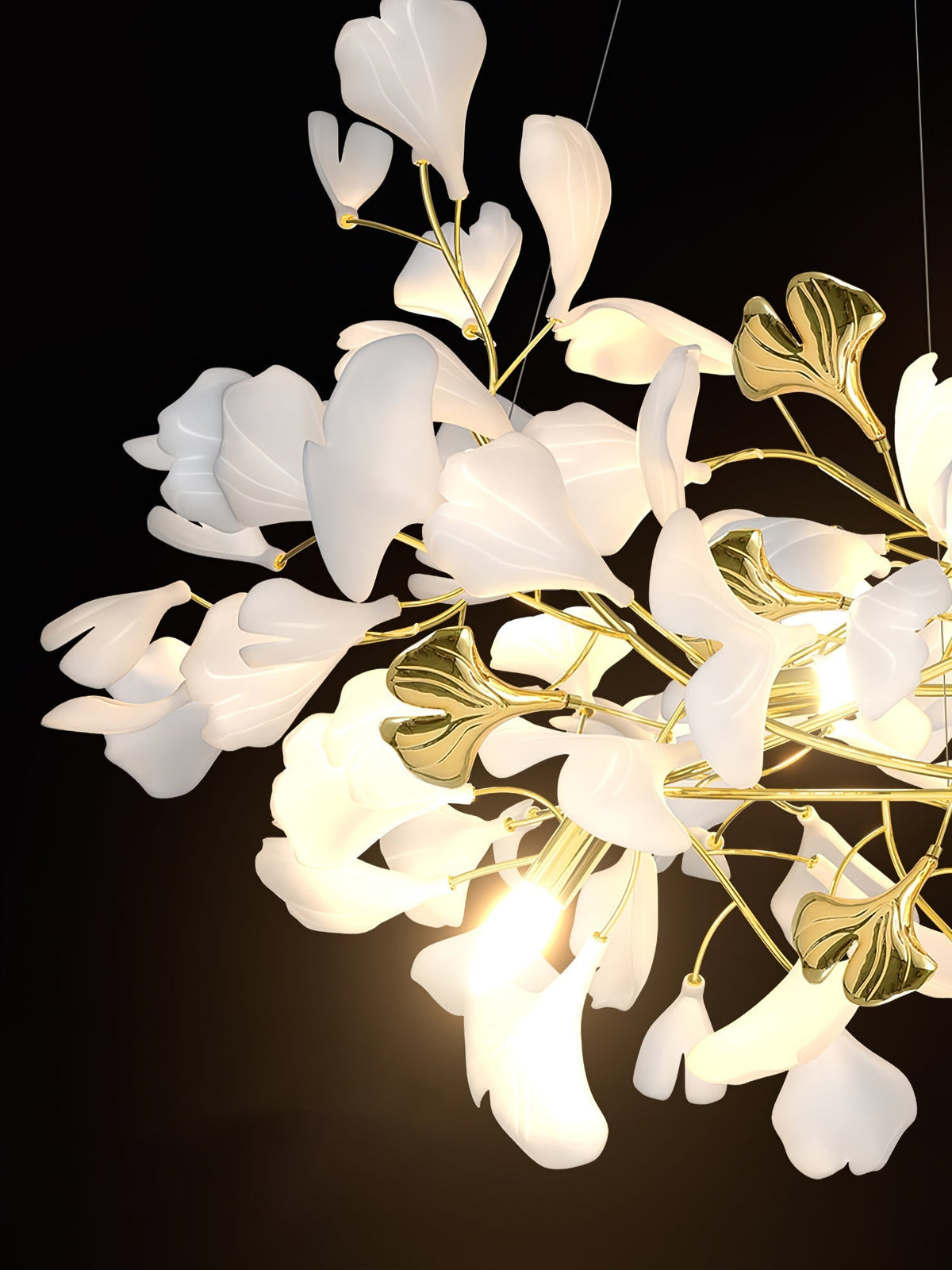 Ivmarel Gingko Long Branch Ceramics Kroonluchter
