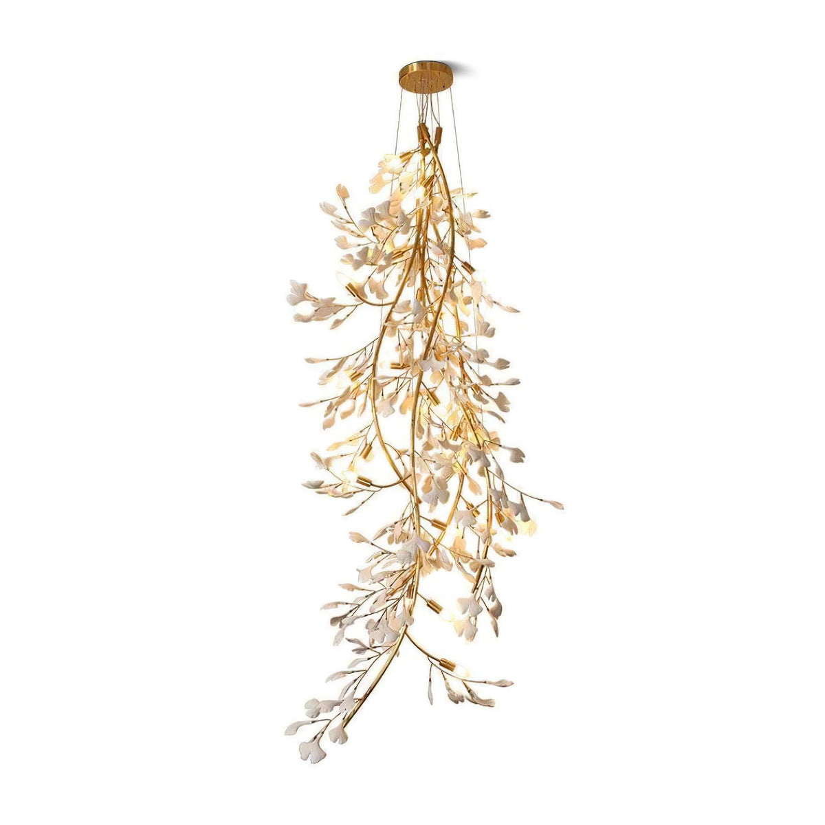 Ivmarel Gingko Long Branch Ceramics Kroonluchter