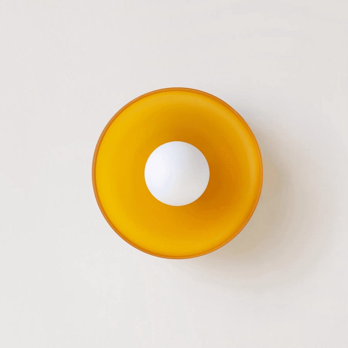 Diroxen plafondlamp oranje ring speels sculpturaal