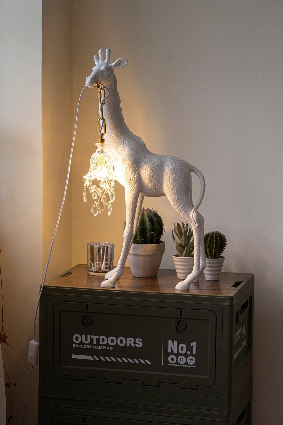 Fexl Luxe giraffesculptuur vloerlamp