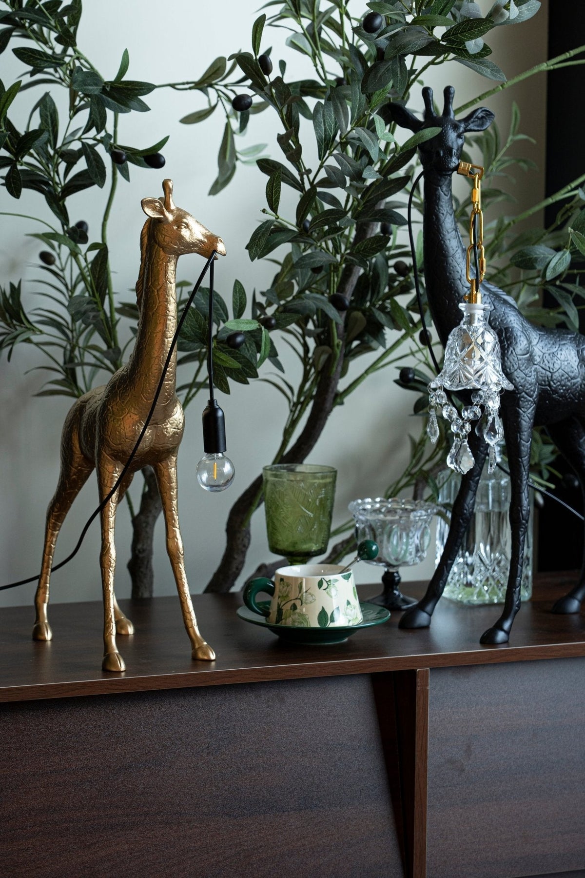 Fexl Luxe giraffesculptuur vloerlamp