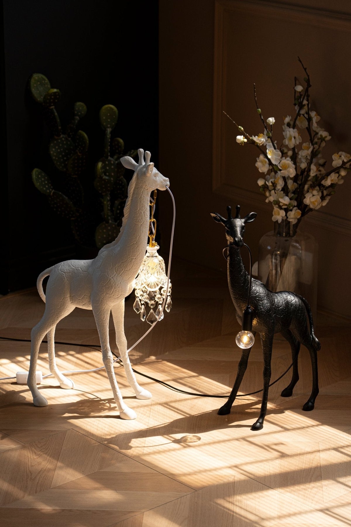 Fexl Luxe giraffesculptuur vloerlamp
