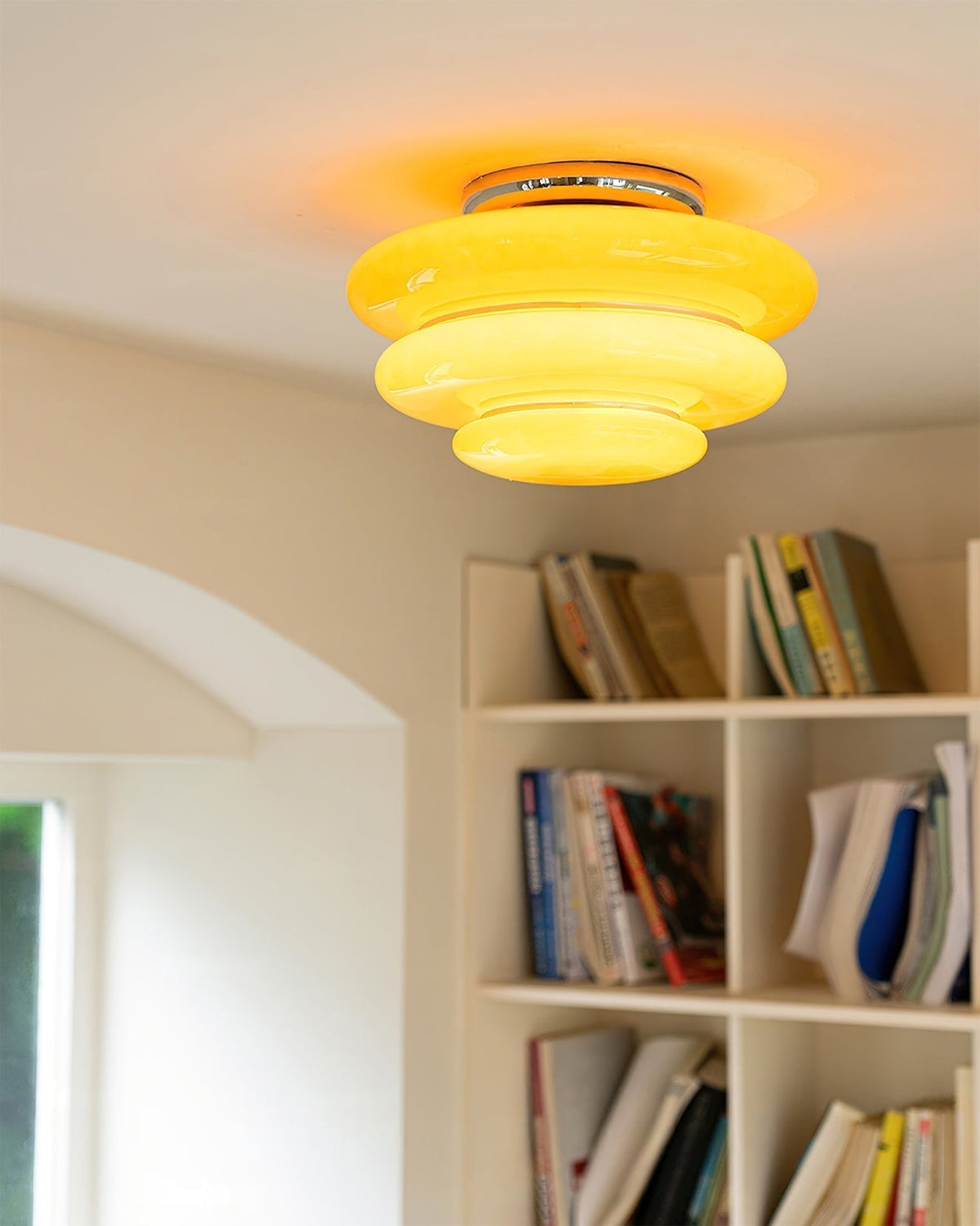 Miroel oranje plafondlamp