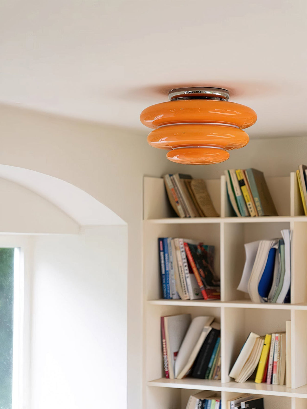 Miroel oranje plafondlamp